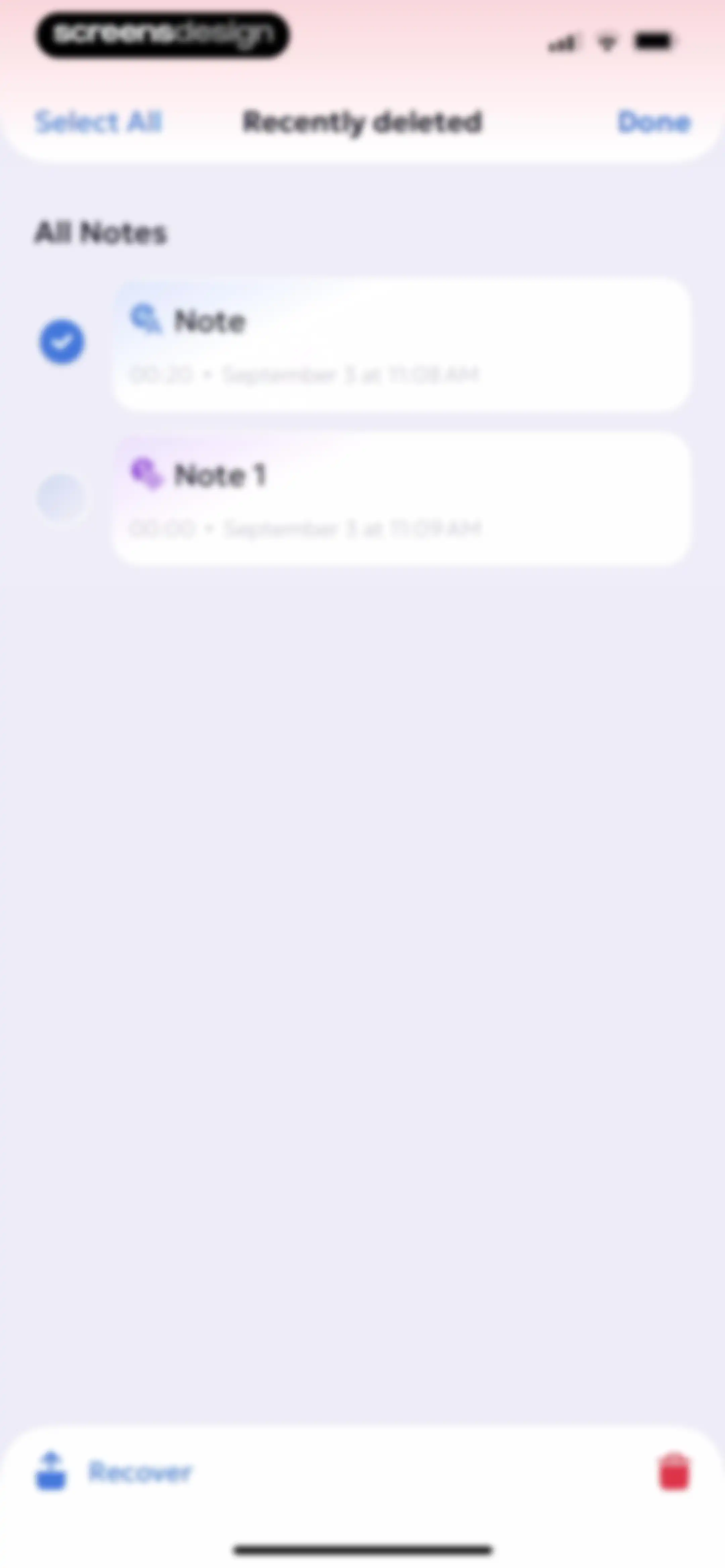 AI Summary - Meeting Notes screen 84