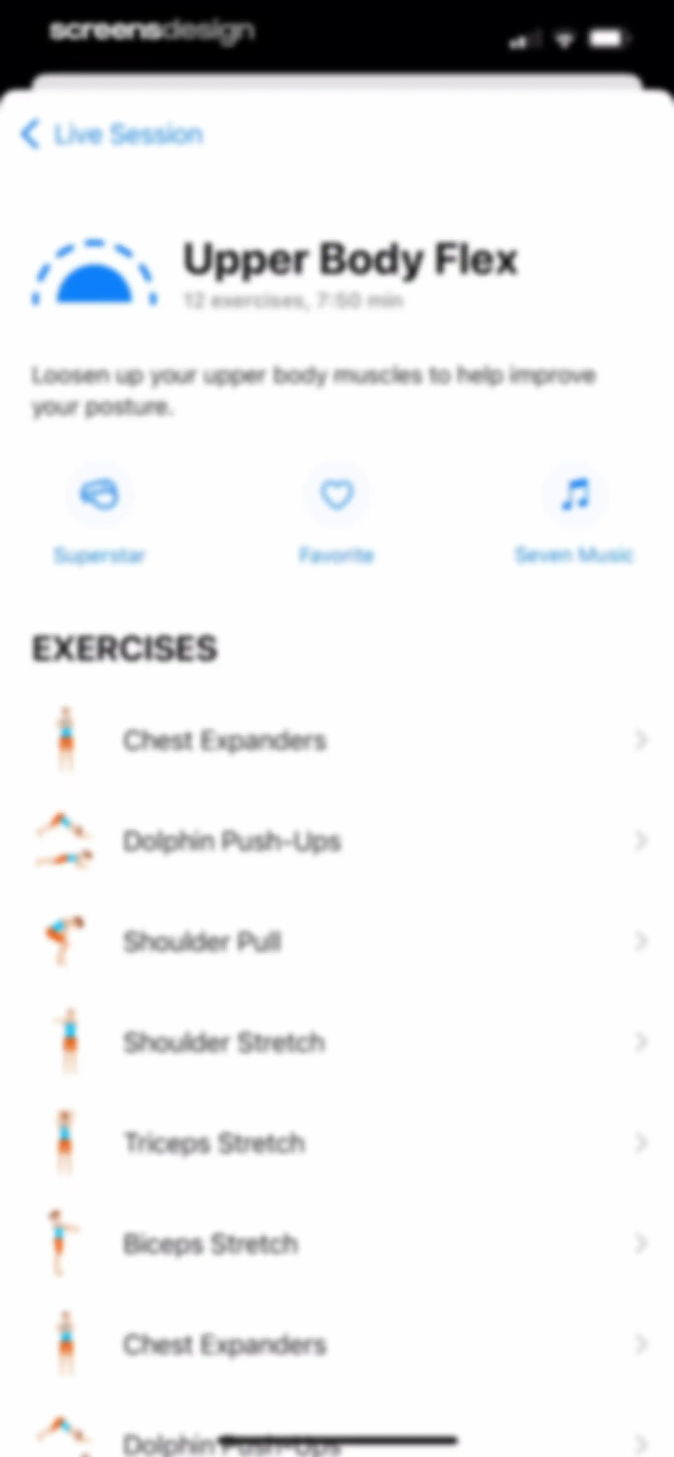 Seven: 7 Minute Workout screen 87