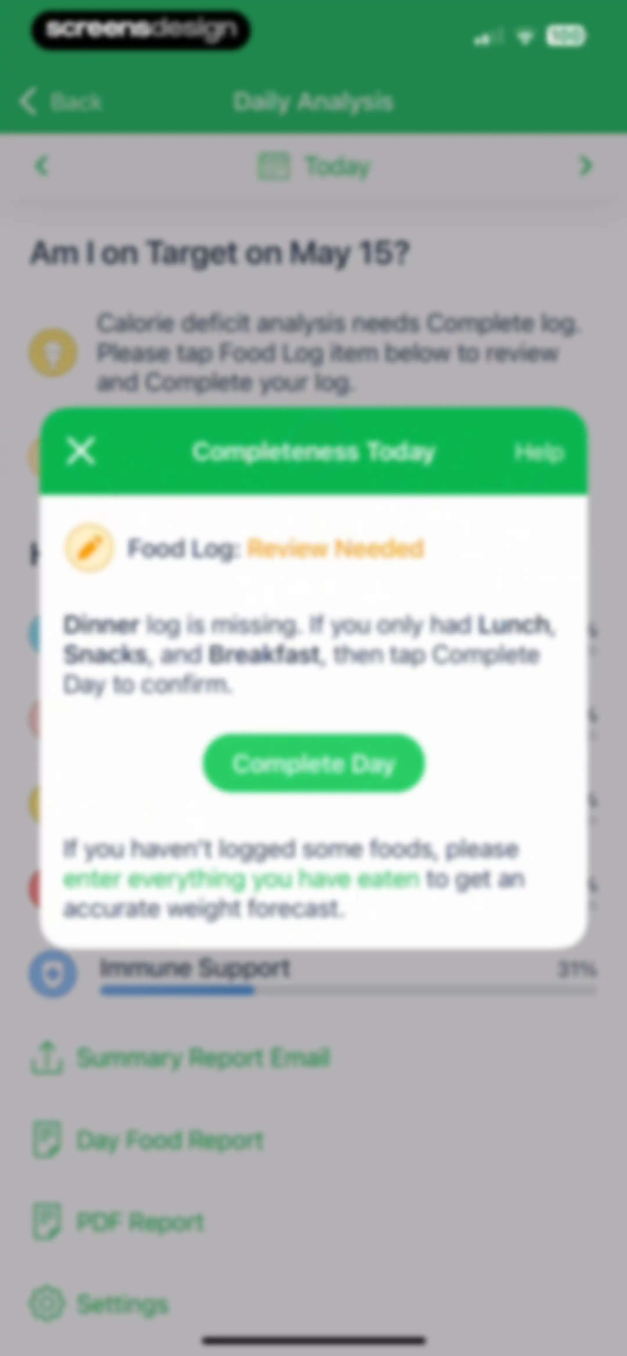 Calorie Counter - MyNetDiary screen 118