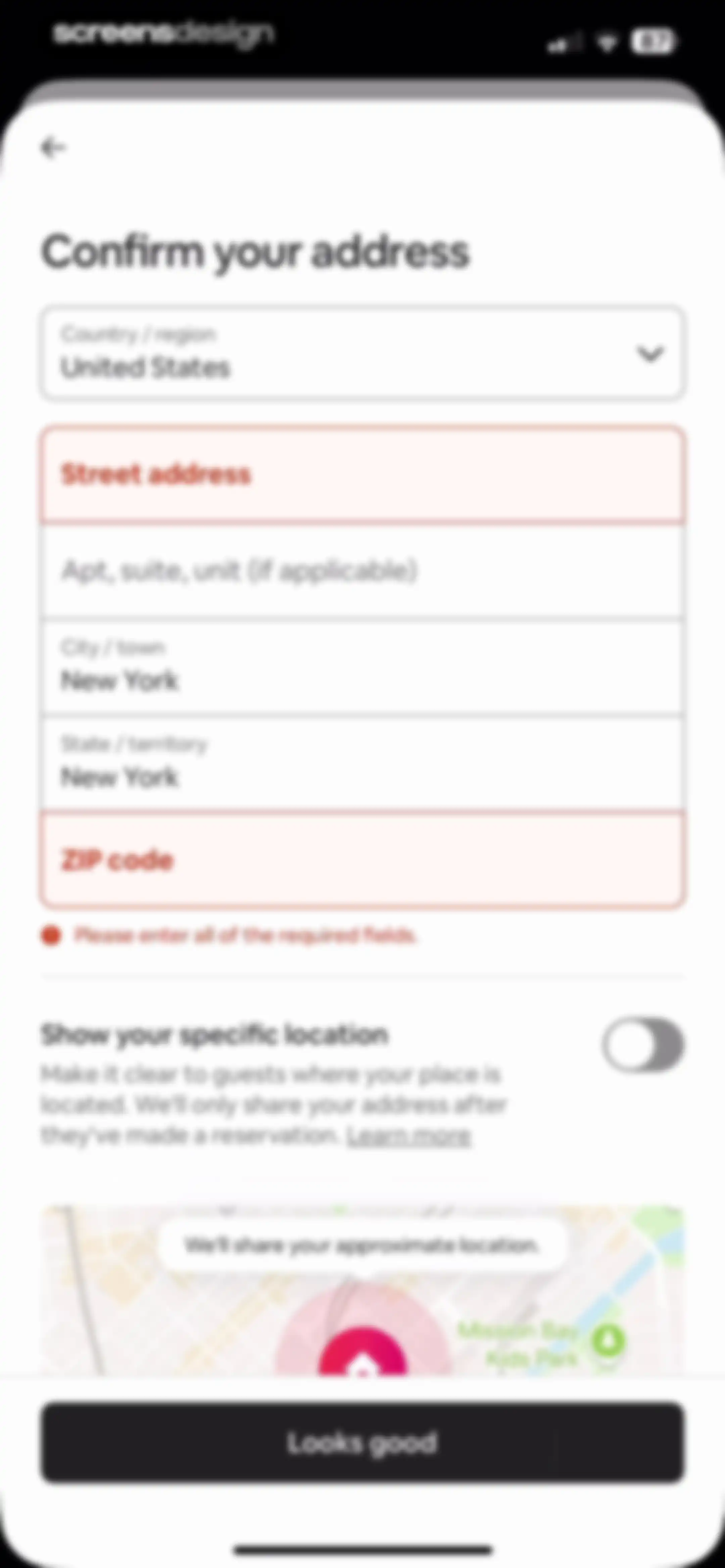Airbnb screen 128