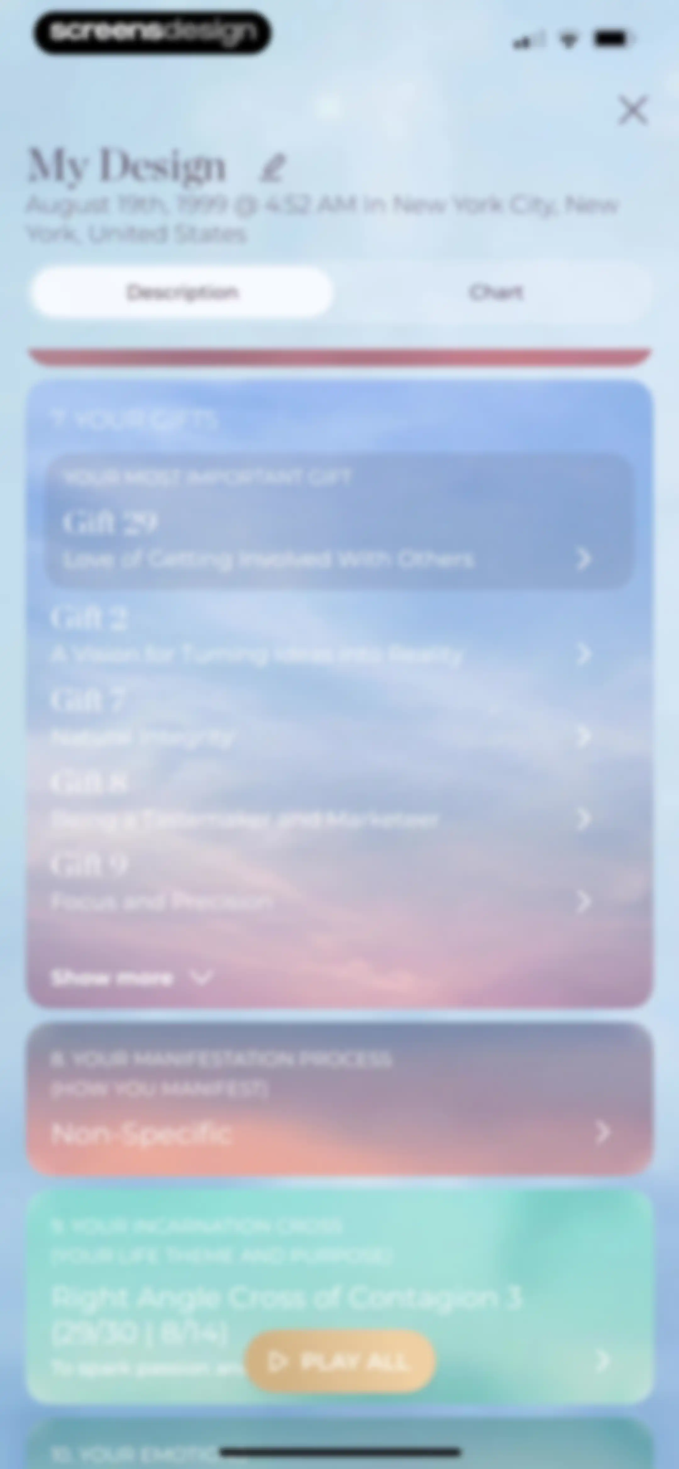 Align: The Human Design App screen 18