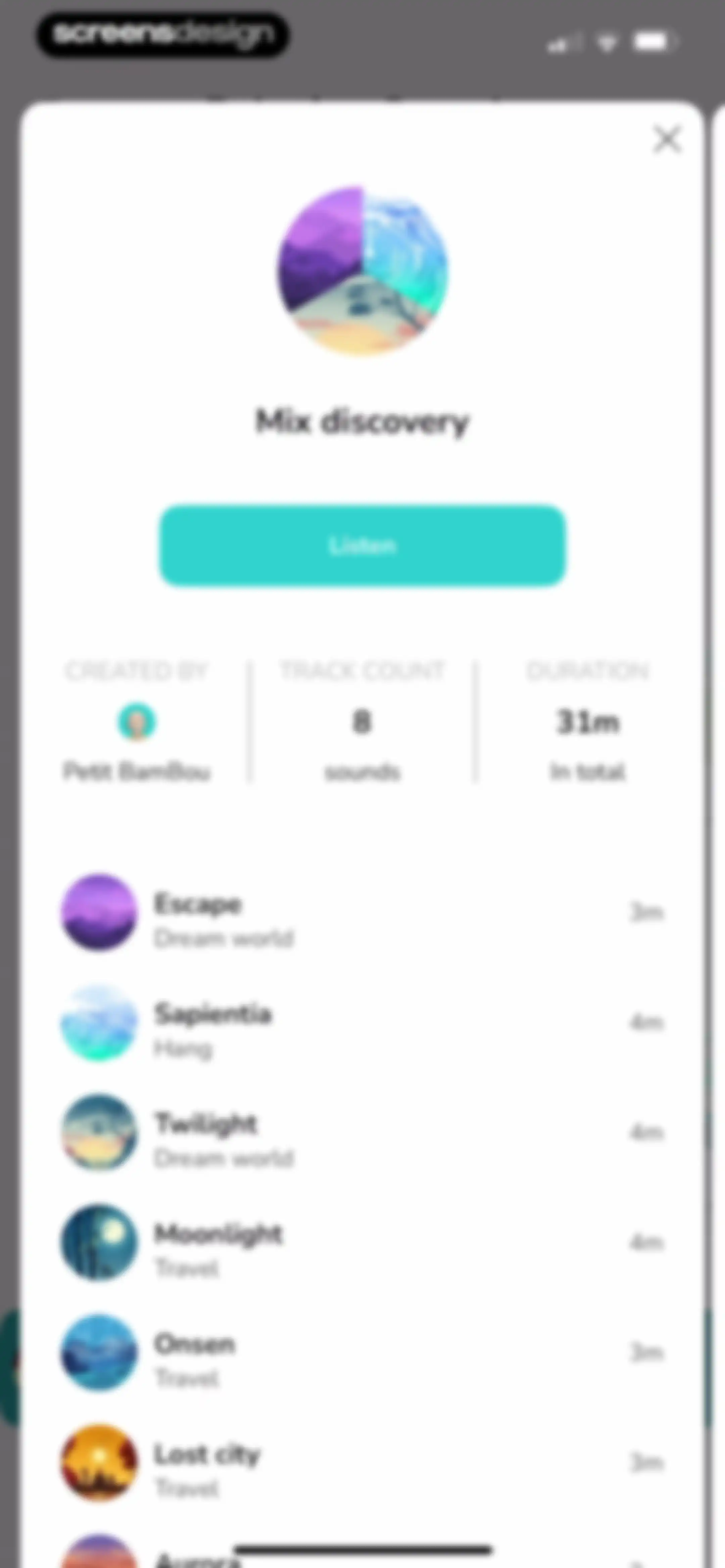 Petit BamBou: Mindfulness screen 101
