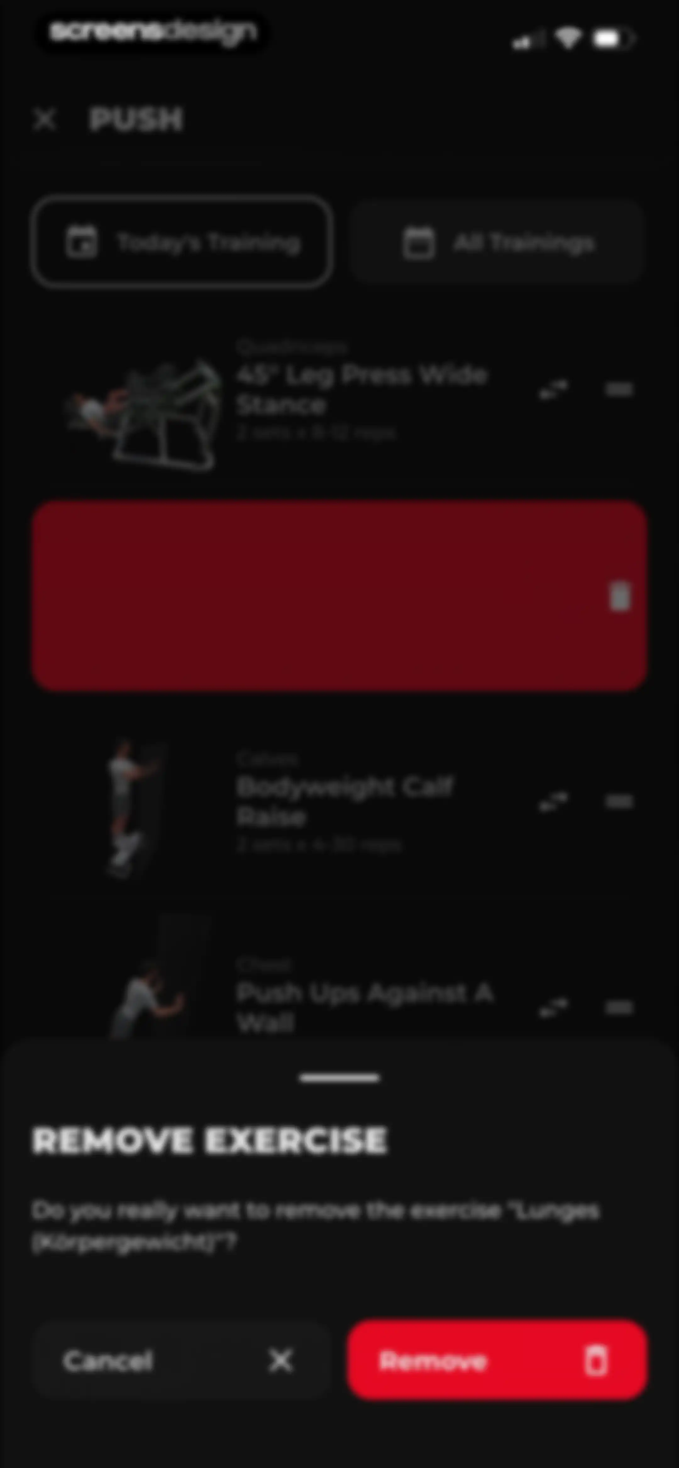 MCI - Personal Training AI screen 66