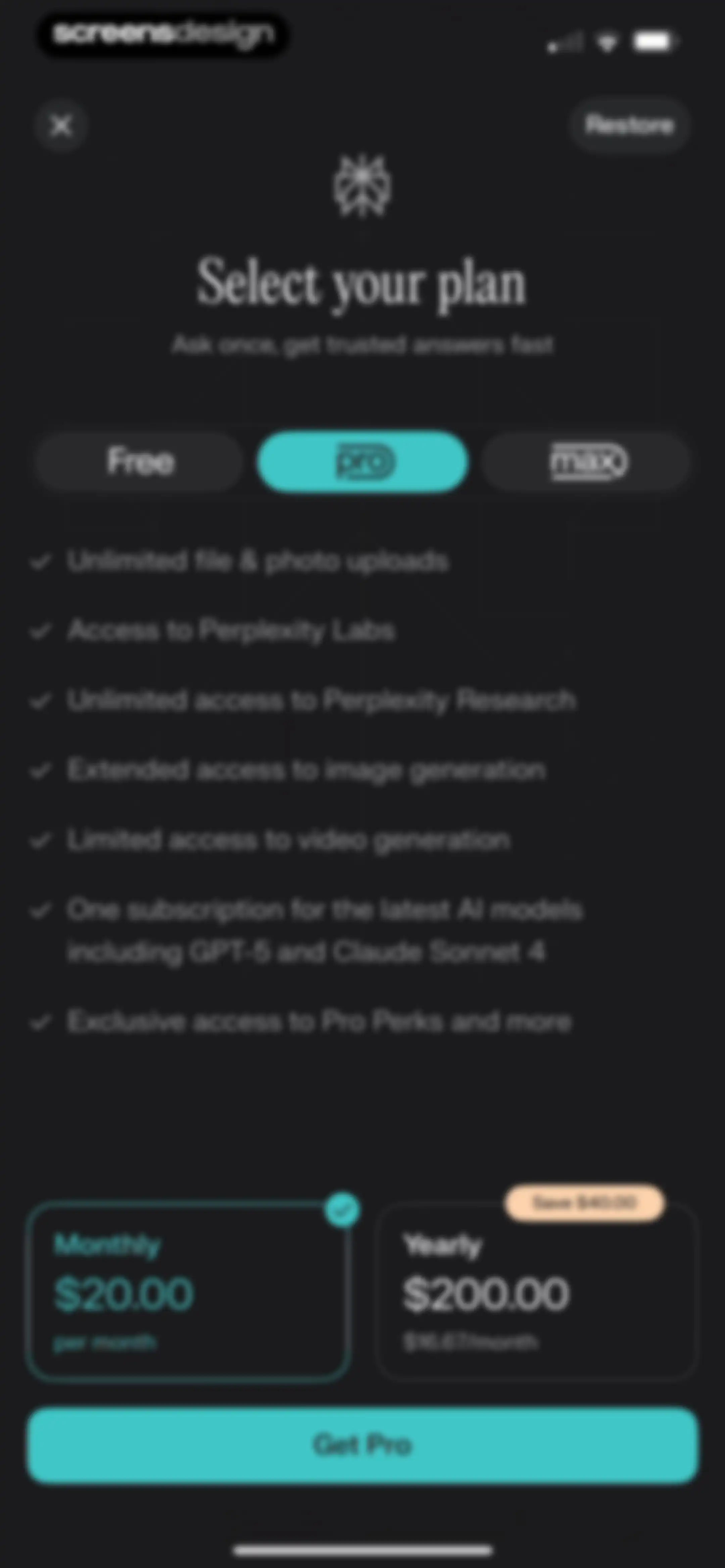 Perplexity - AI Search & Chat screen 5