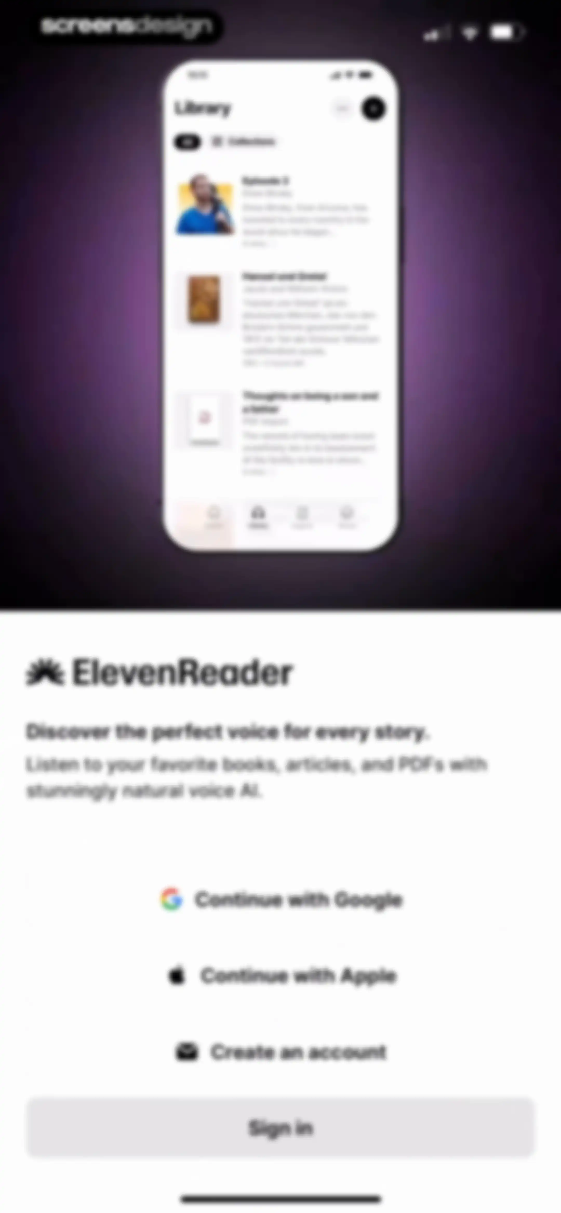 ElevenReader: Read Books Aloud screen 4