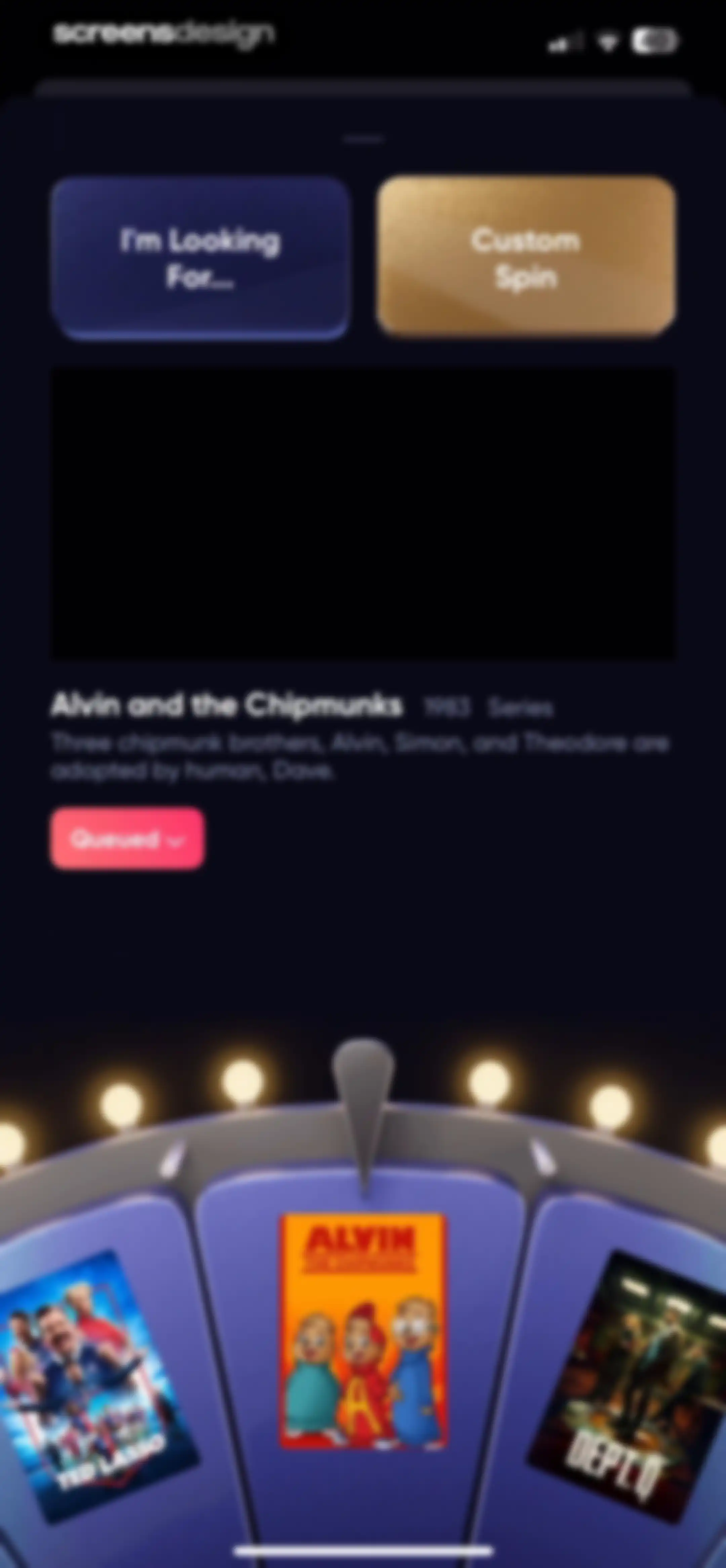 Queue - Find Movies & Shows screen 109