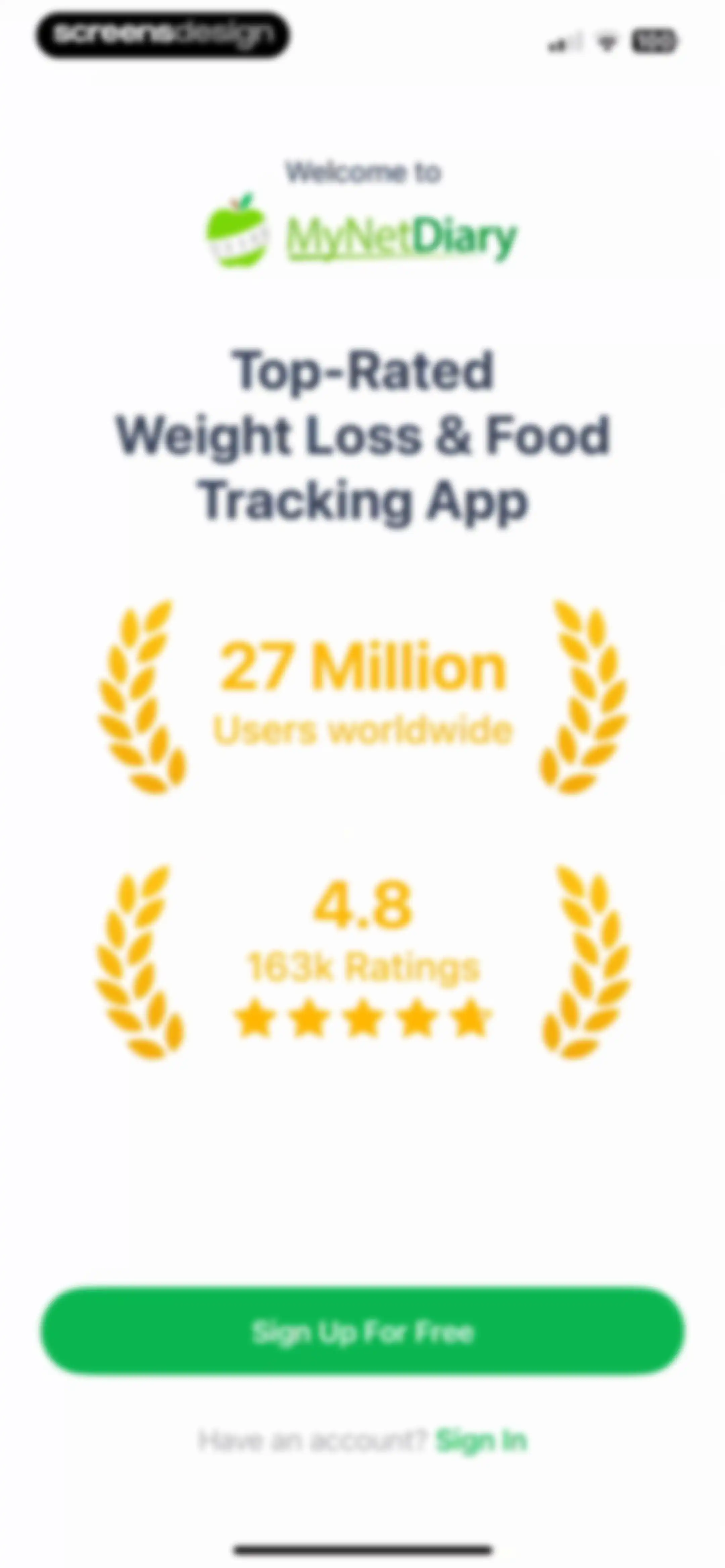 Calorie Counter - MyNetDiary screen 1