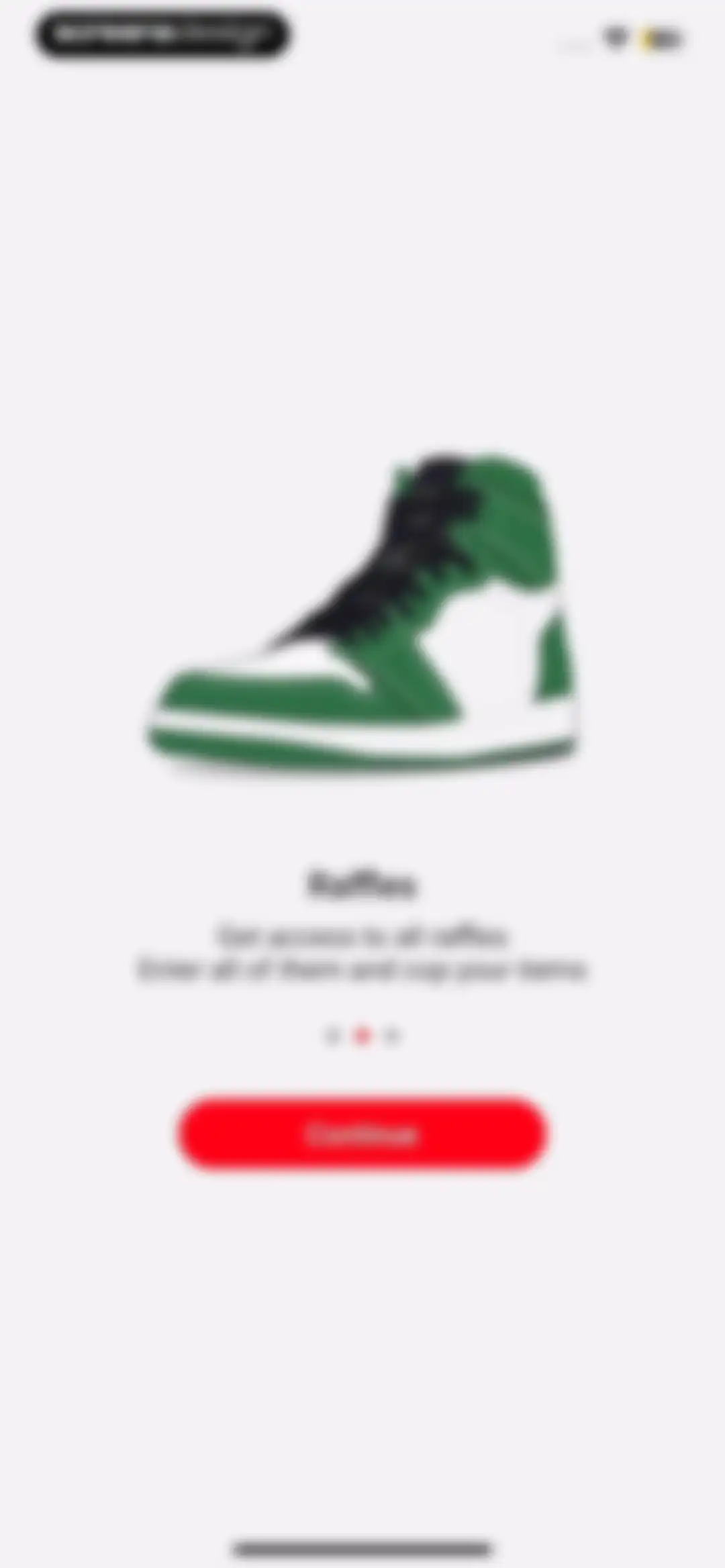 Sneakers Drops: Release＋Raffle screen 4
