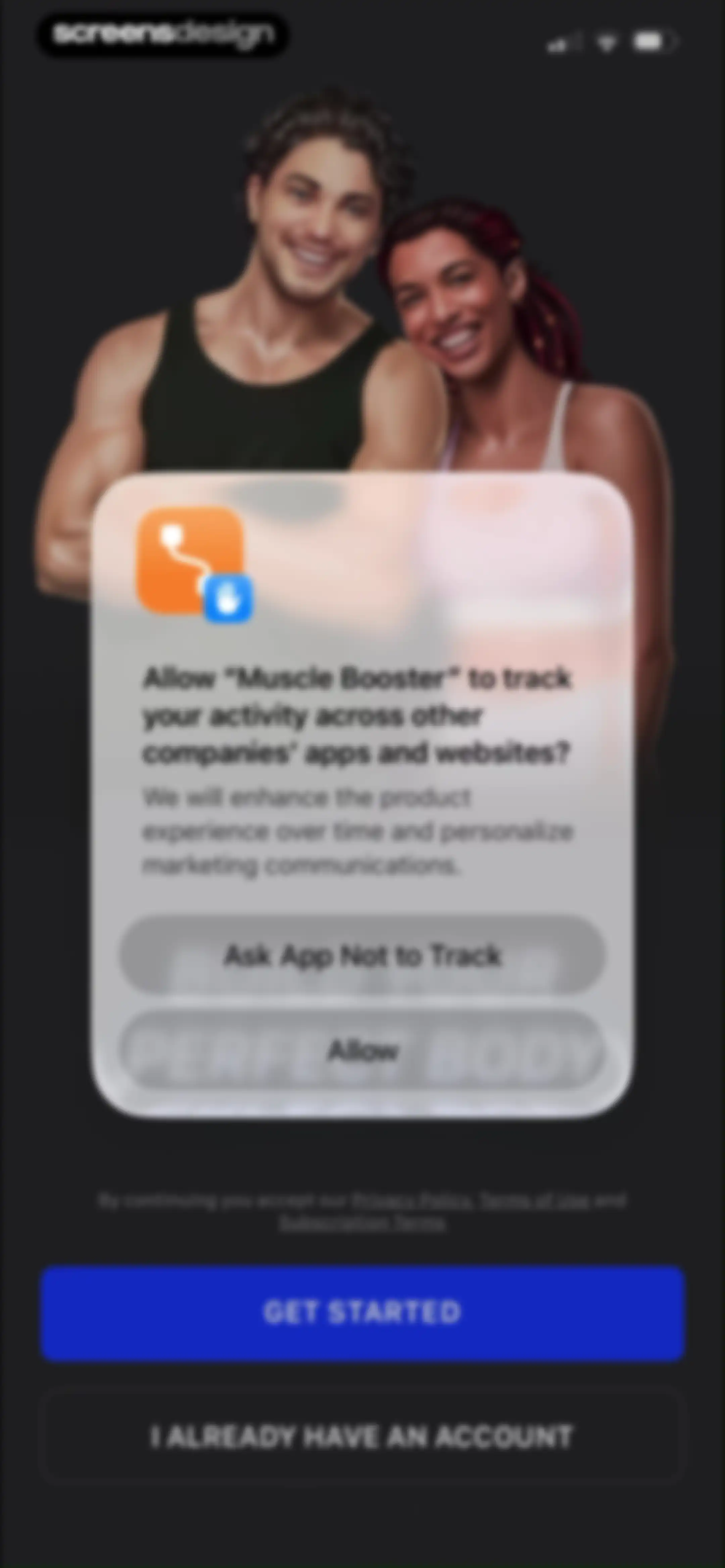 Muscle Booster Workout Tracker screen 2