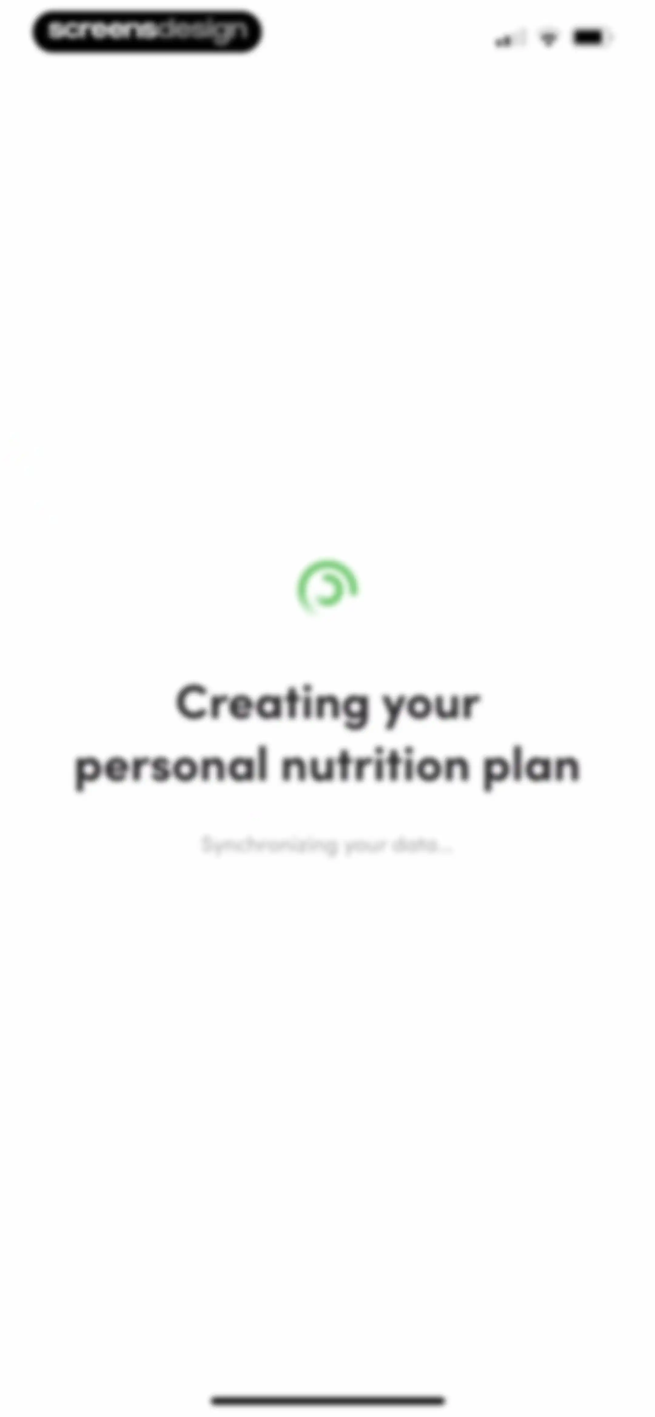 Calories and nutrition tracker screen 28