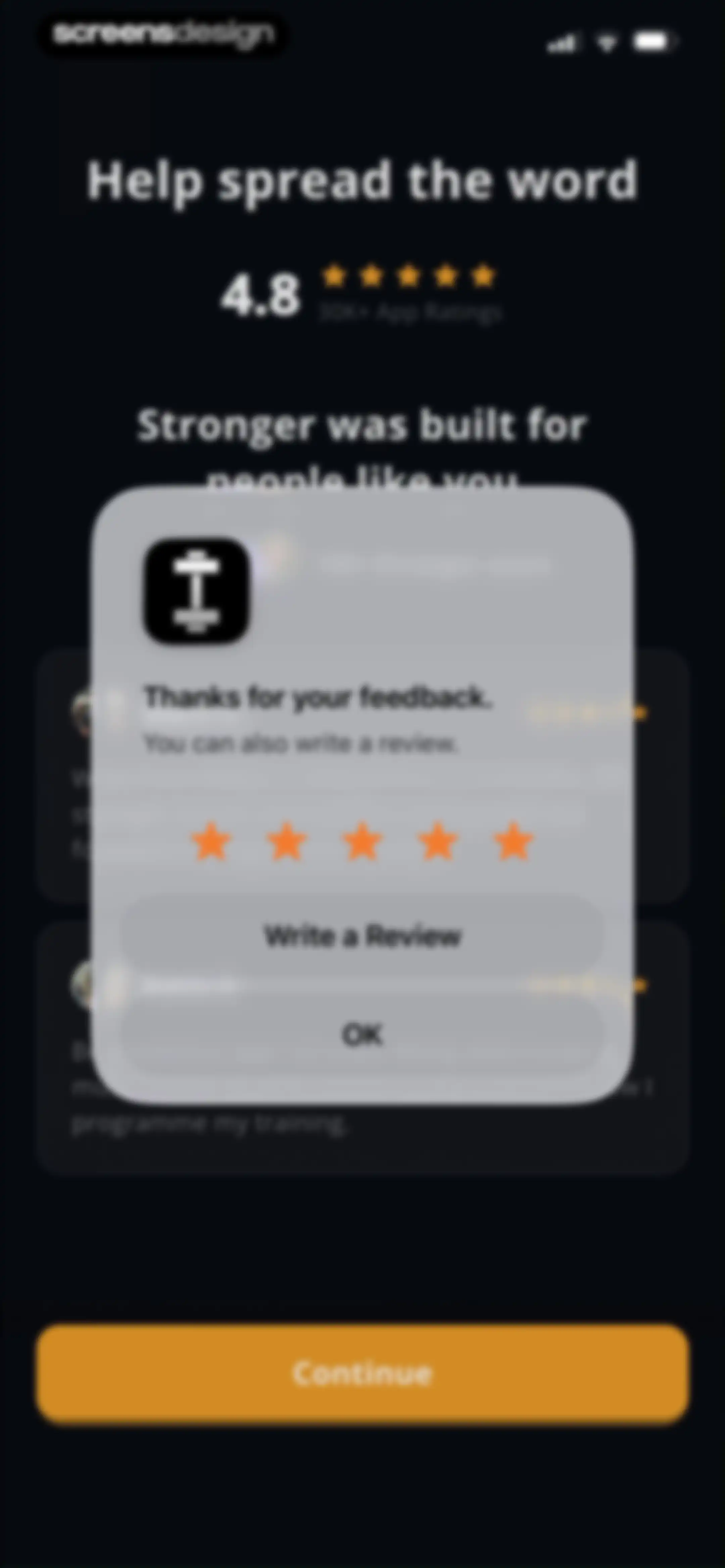 Stronger - Gym Workout Planner screen 16
