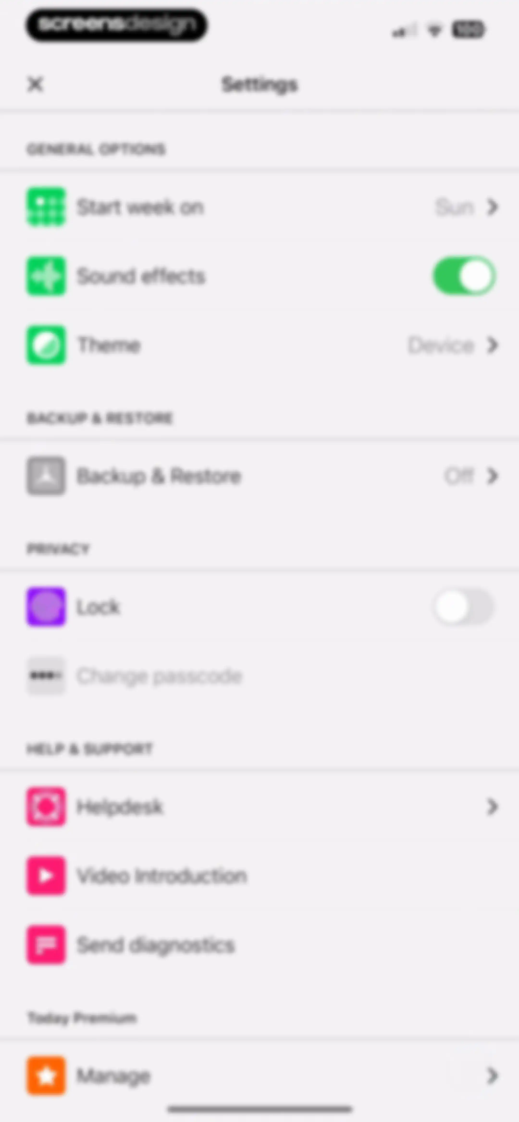 Today Habit tracker screen 61