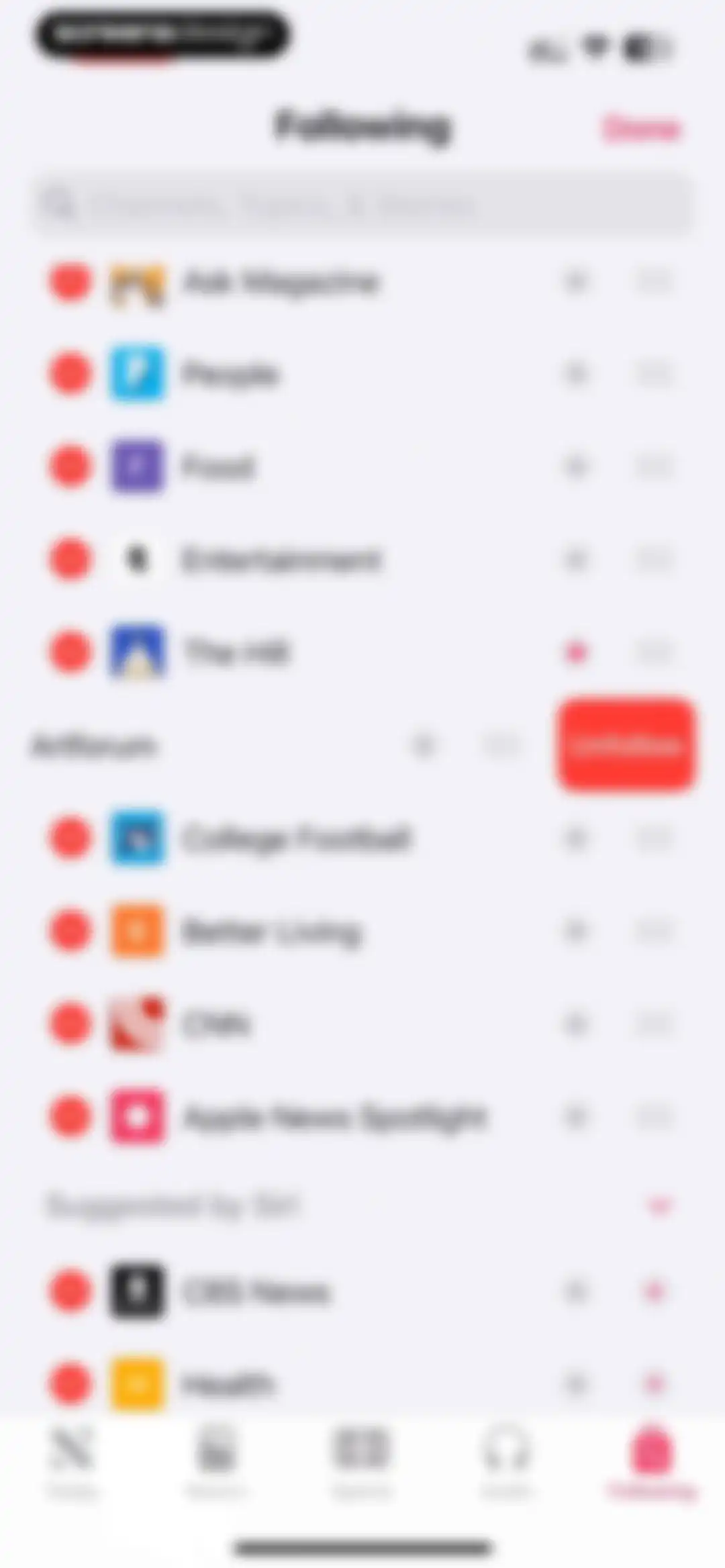 Apple News screen 148