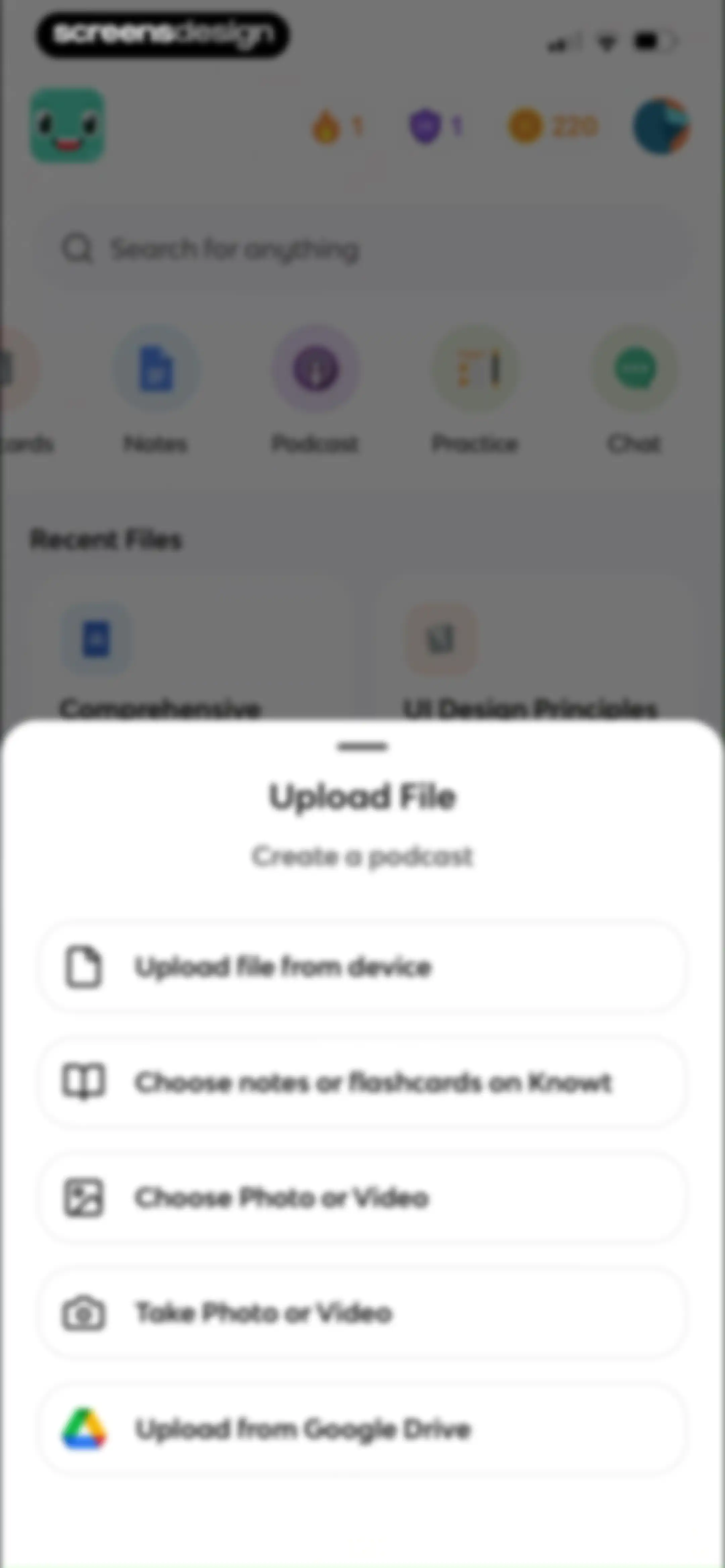 Knowt: AI Flashcards & Notes screen 124