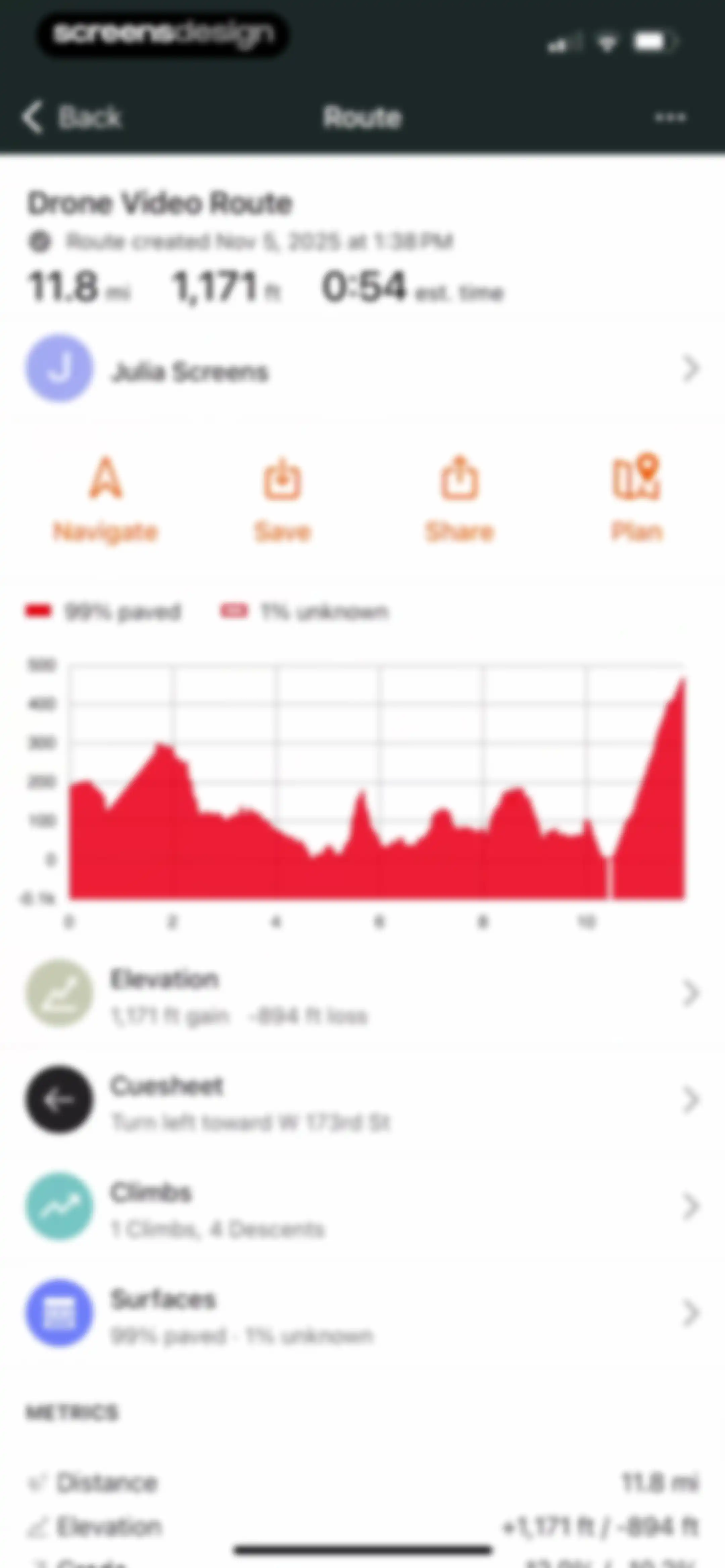 Ride with GPS: Bike Navigation screen 61