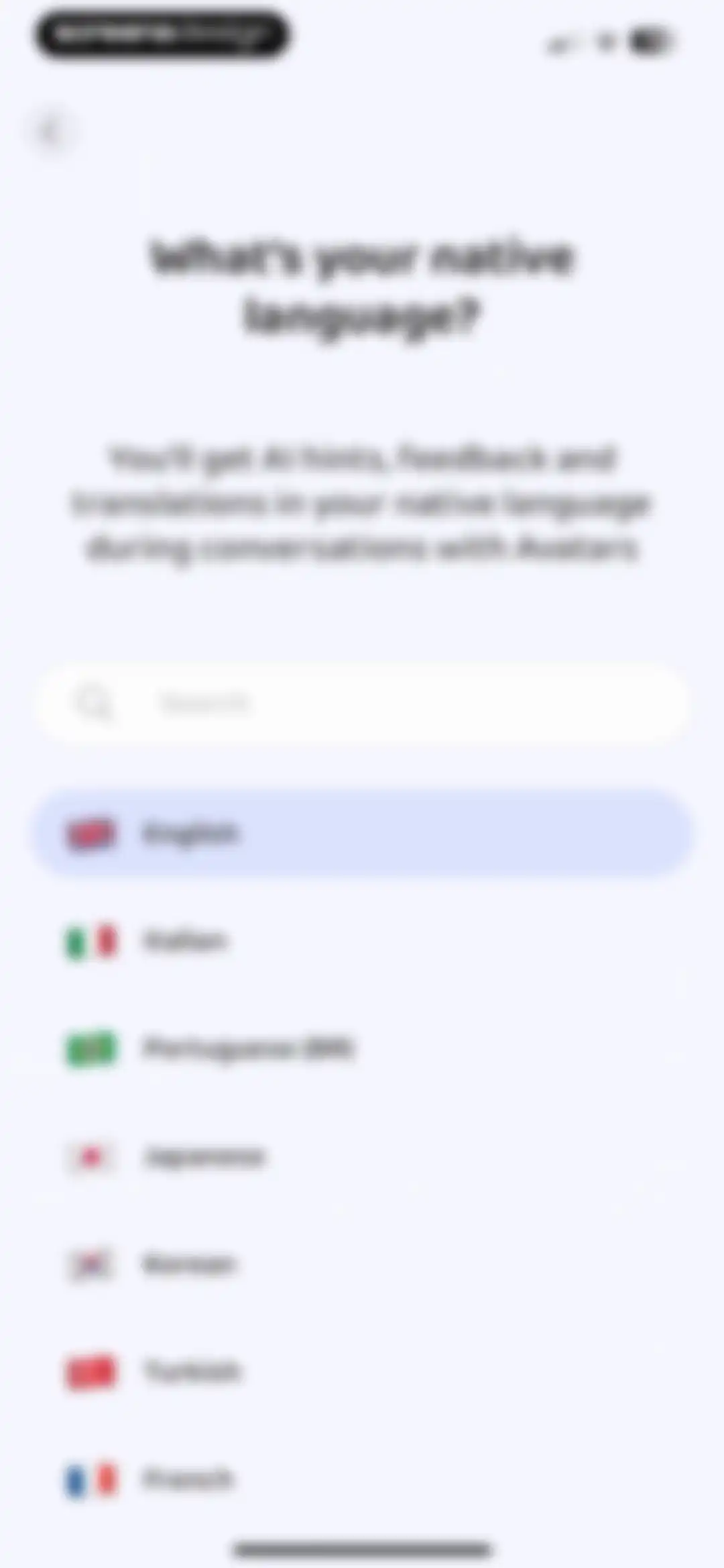 Praktika – AI Language Tutor screen 107