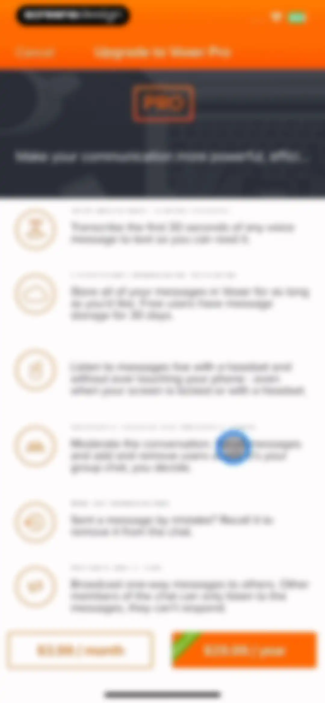 Voxer Walkie Talkie Messenger screen 19