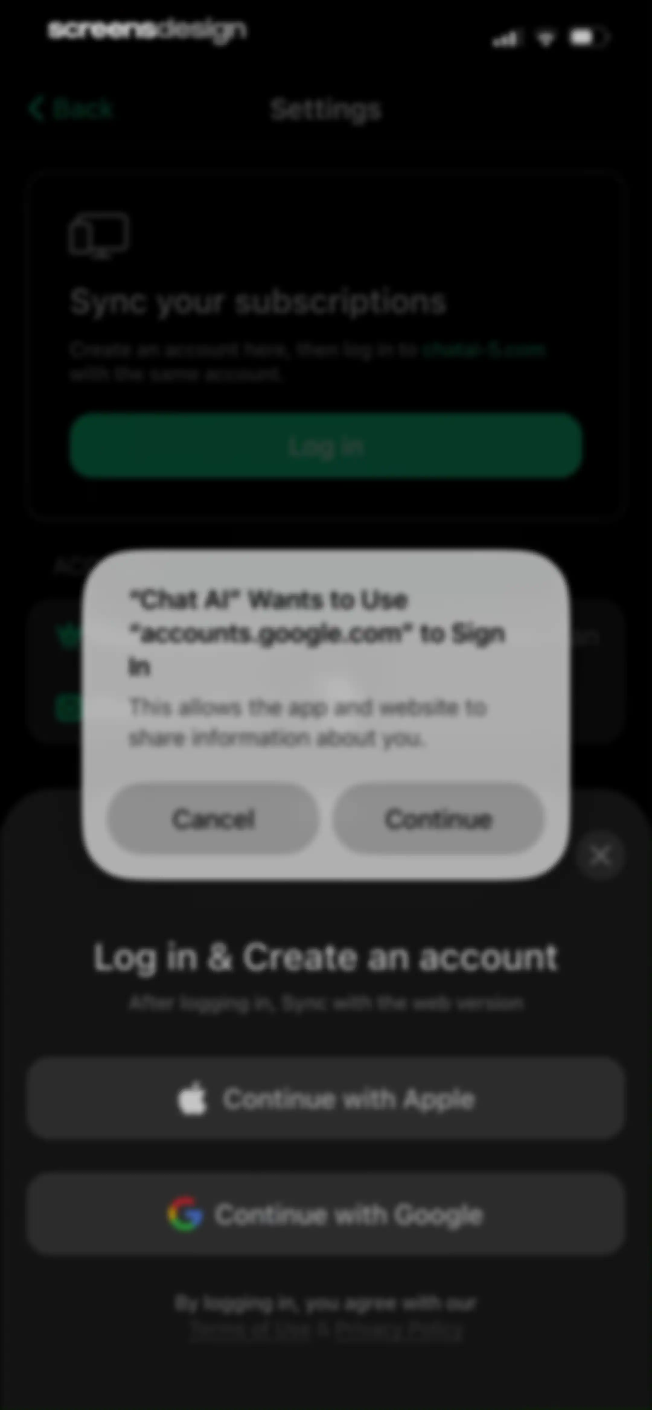 Chat AI 5: AI Agent & Video screen 47