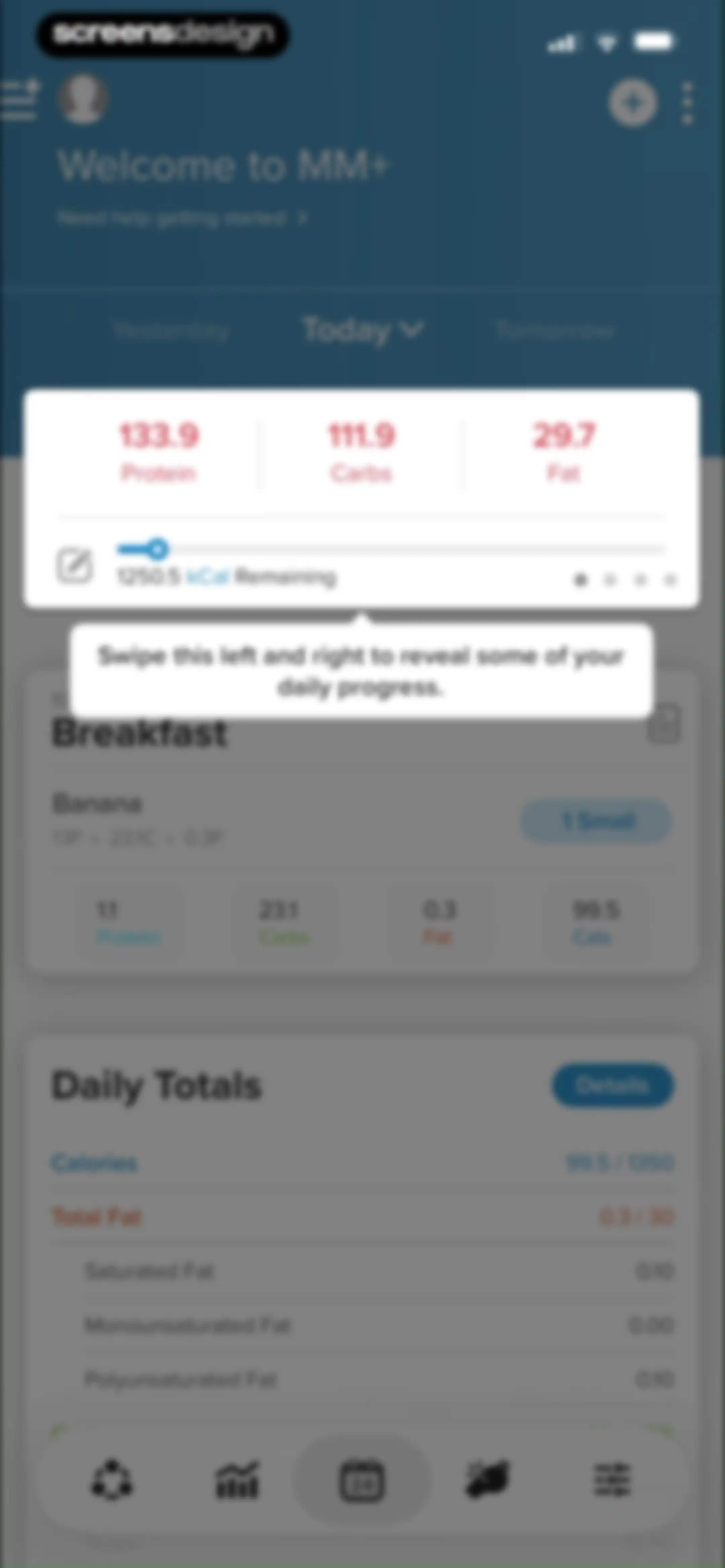 My Macros+ | Macro Tracker screen 55