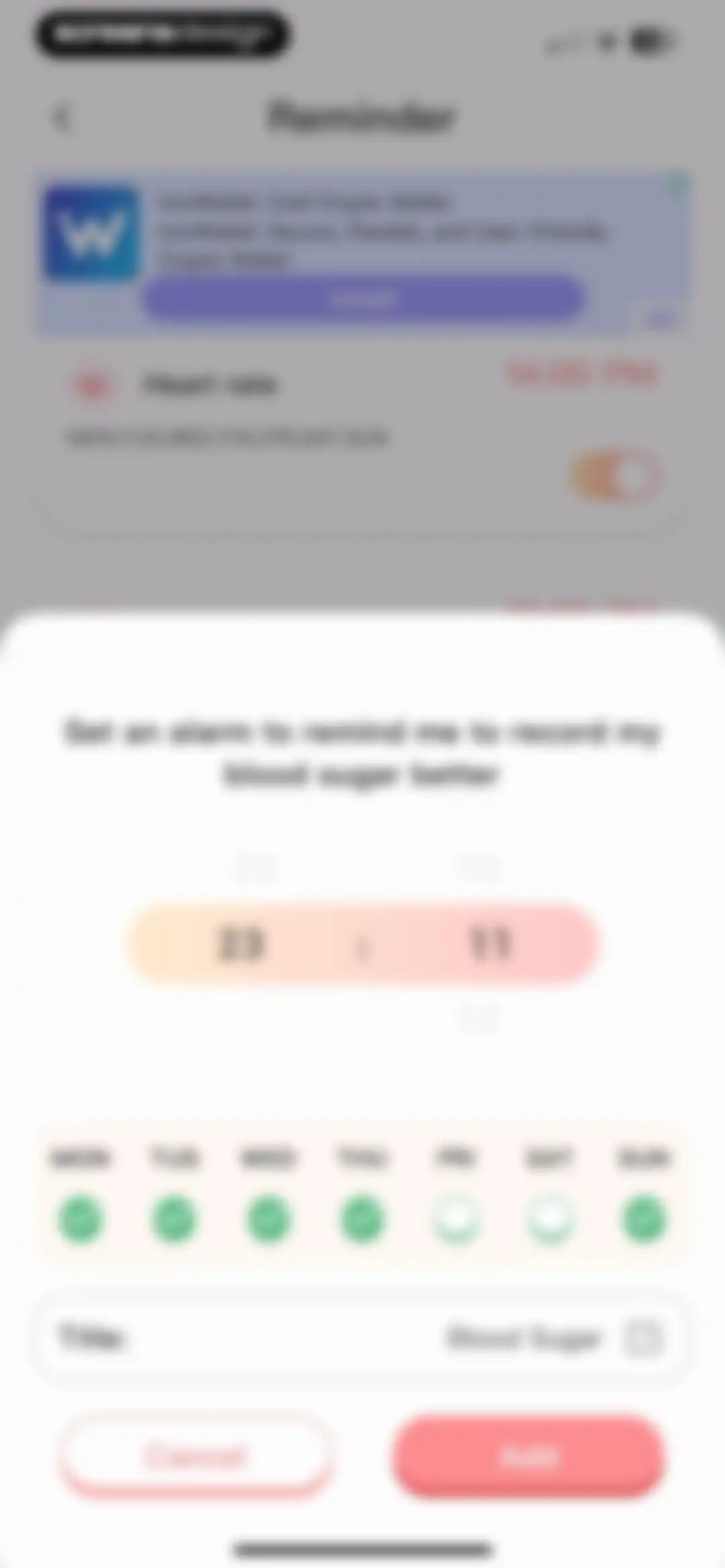 Blood Pressure Level Checker screen 44