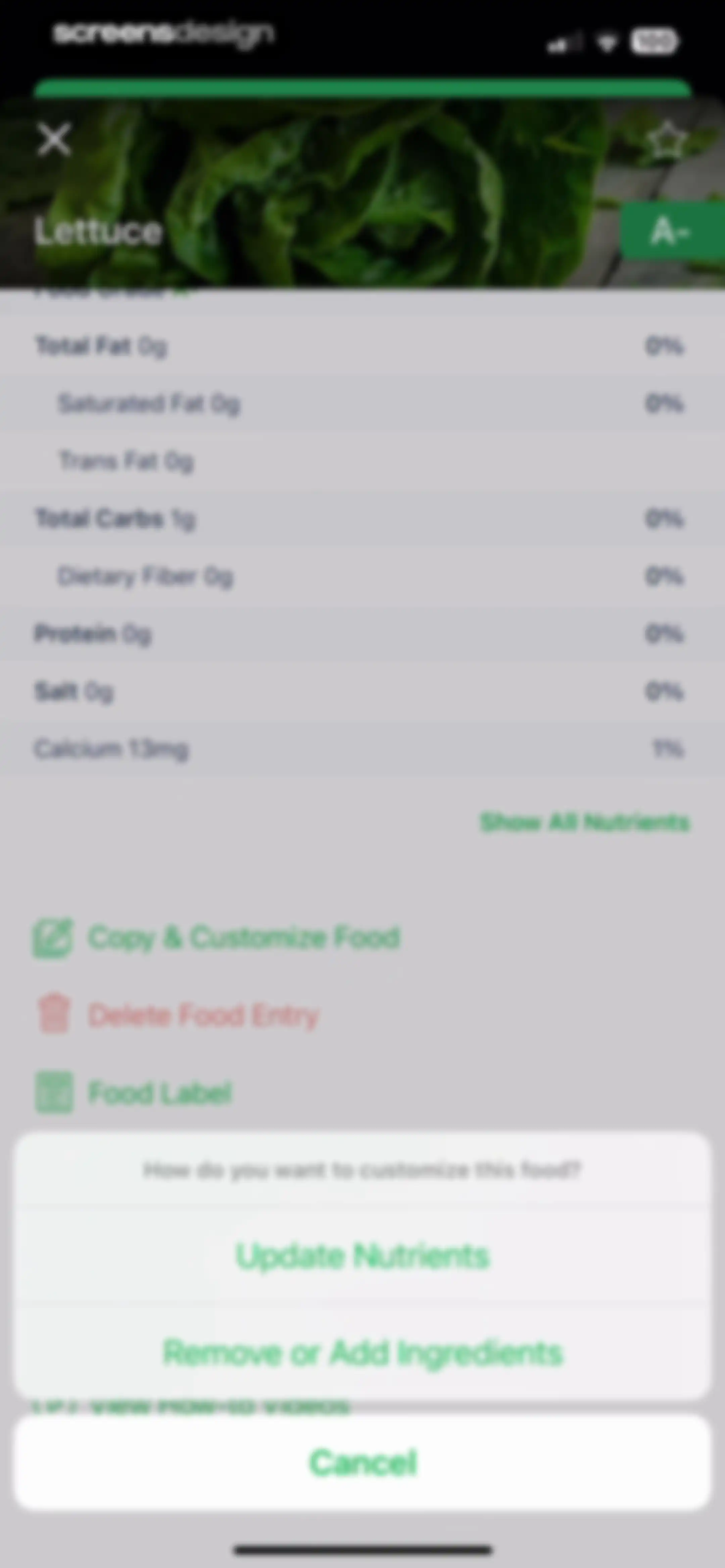 Calorie Counter - MyNetDiary screen 70