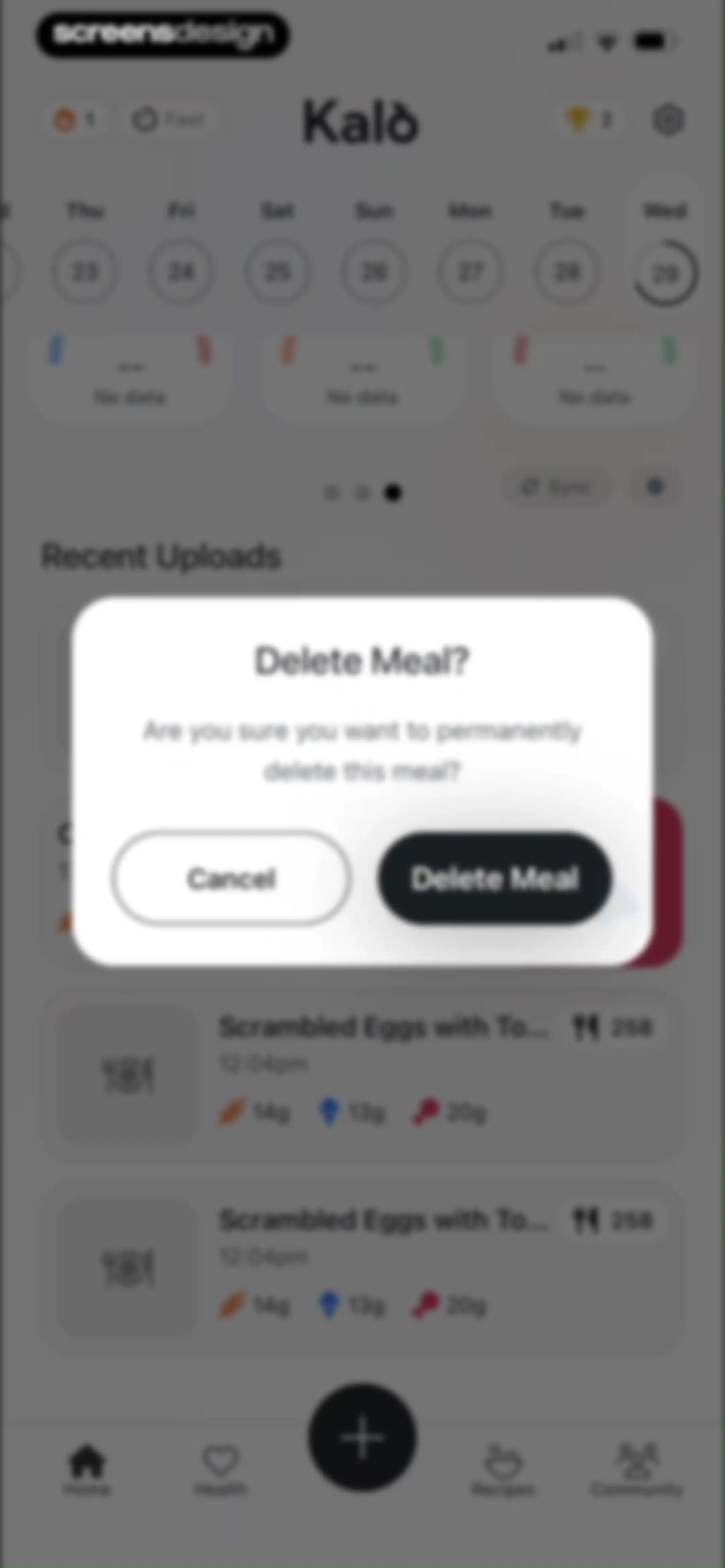 Kalo - AI Calorie Tracking screen 100