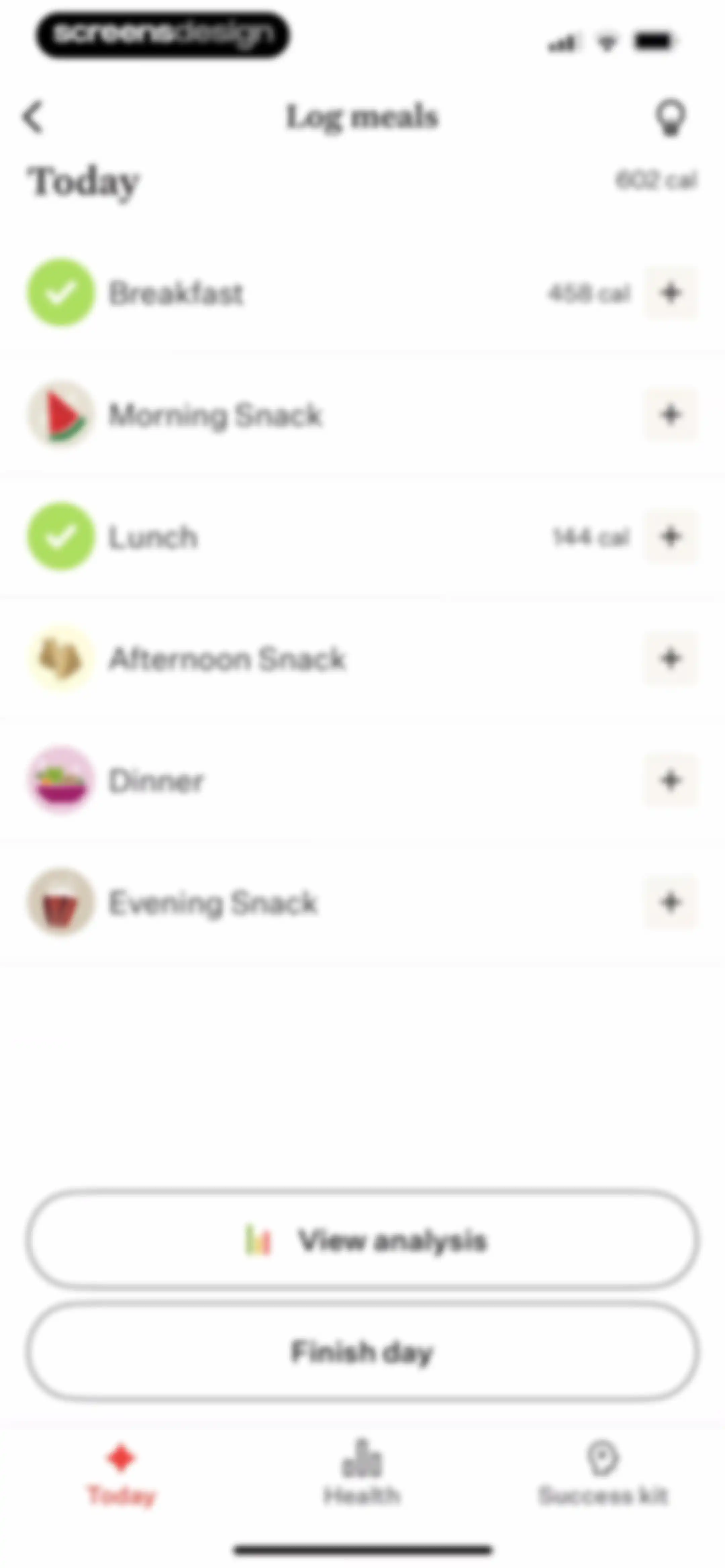 Noom Weight Loss, Food Tracker screen 200
