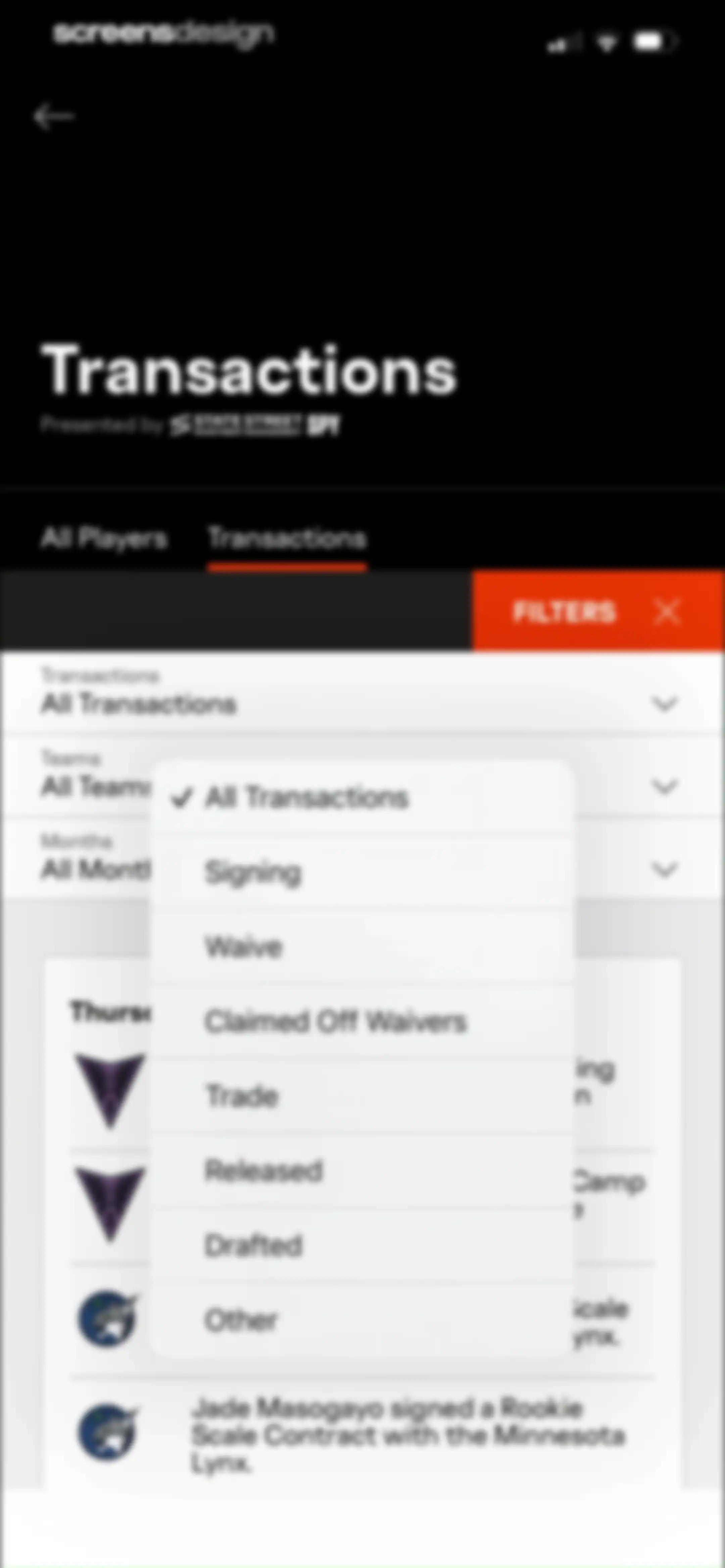 WNBA: Live Games & Scores screen 25