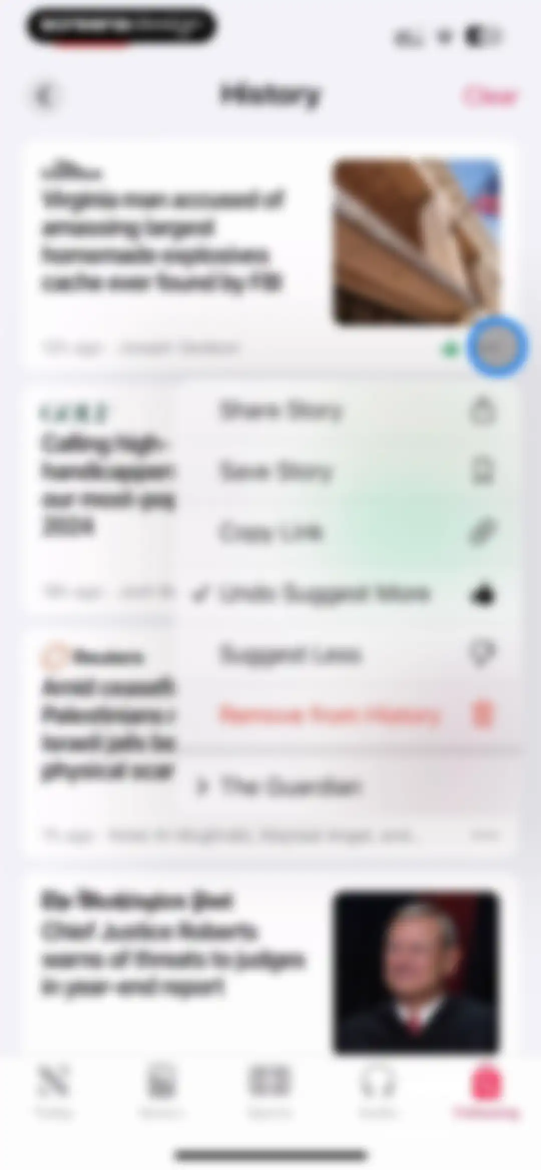 Apple News screen 138