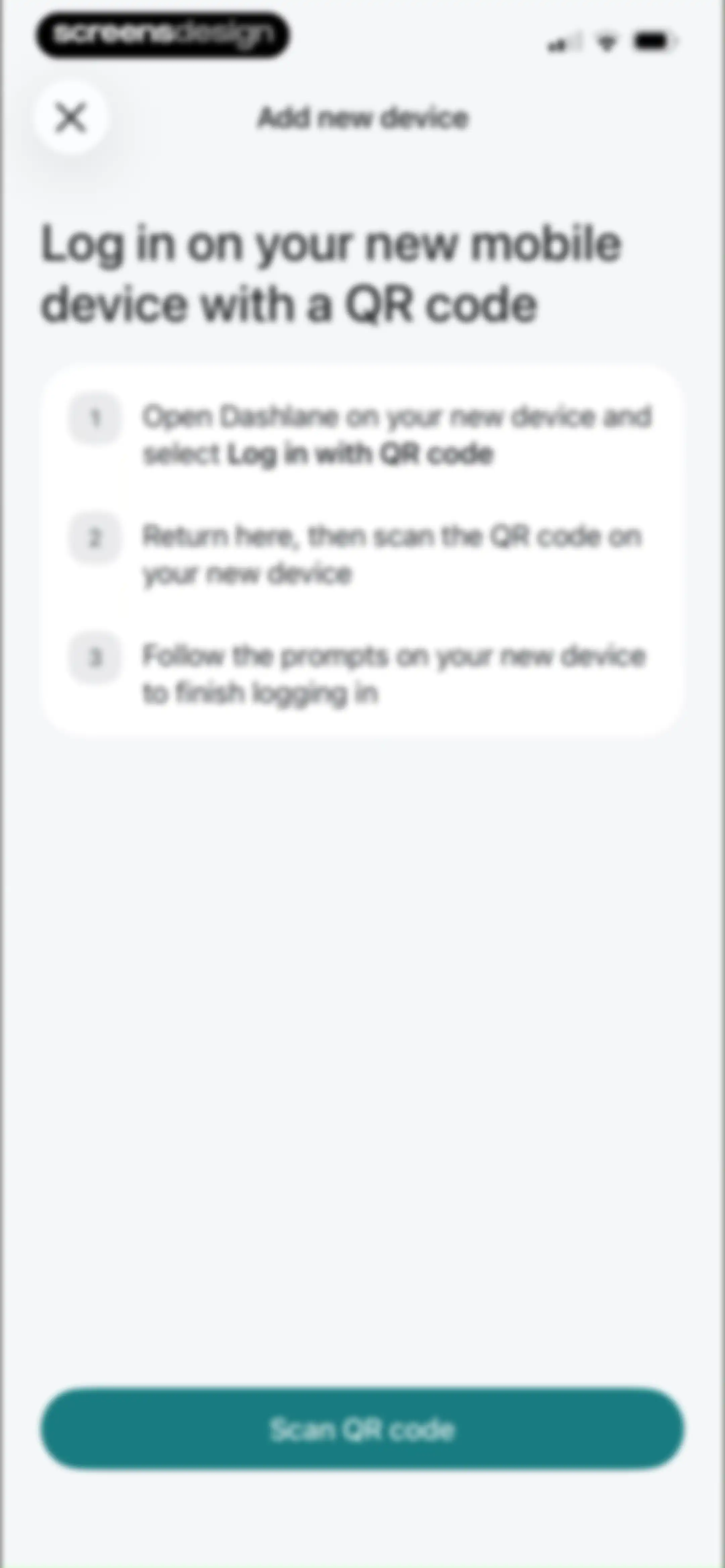 Dashlane Password Manager screen 105