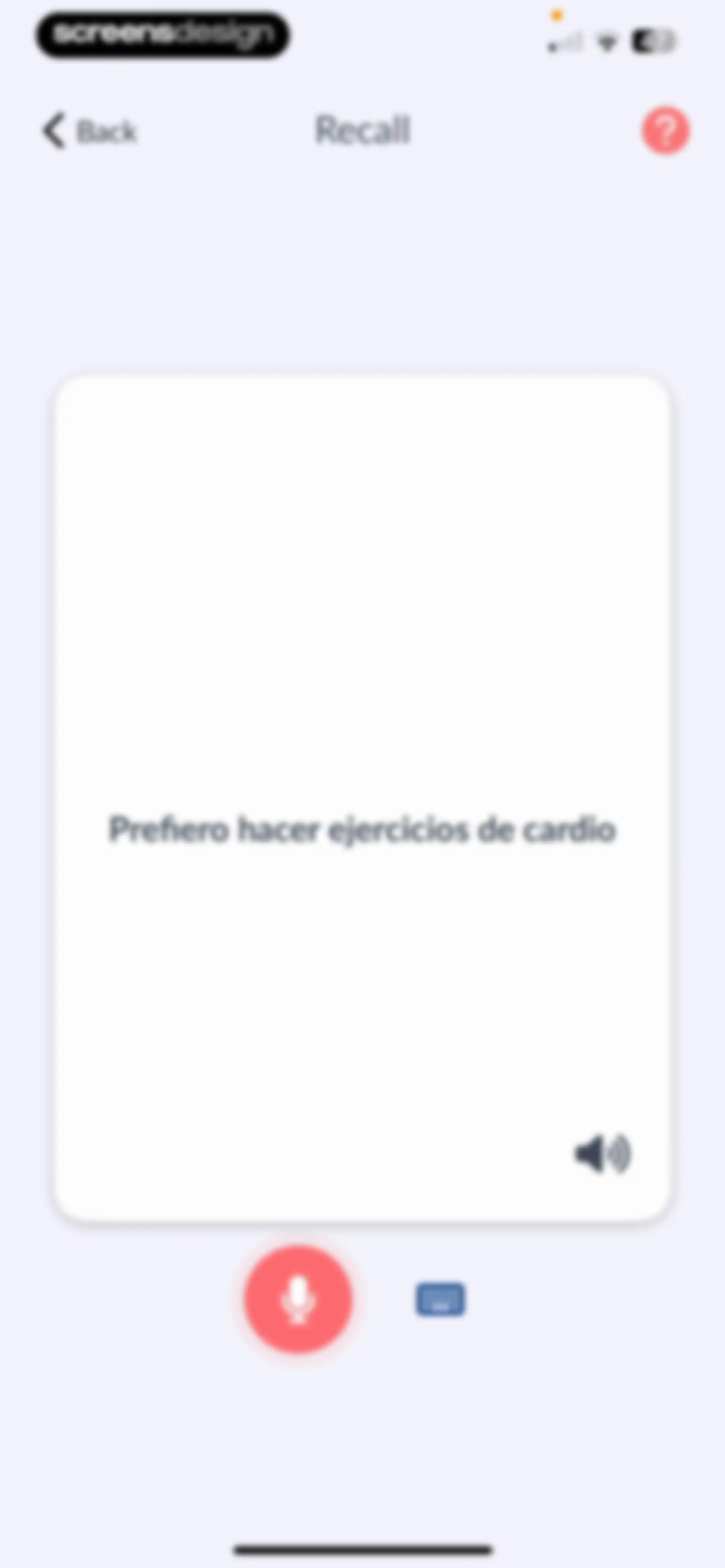Langua: AI language learning screen 100