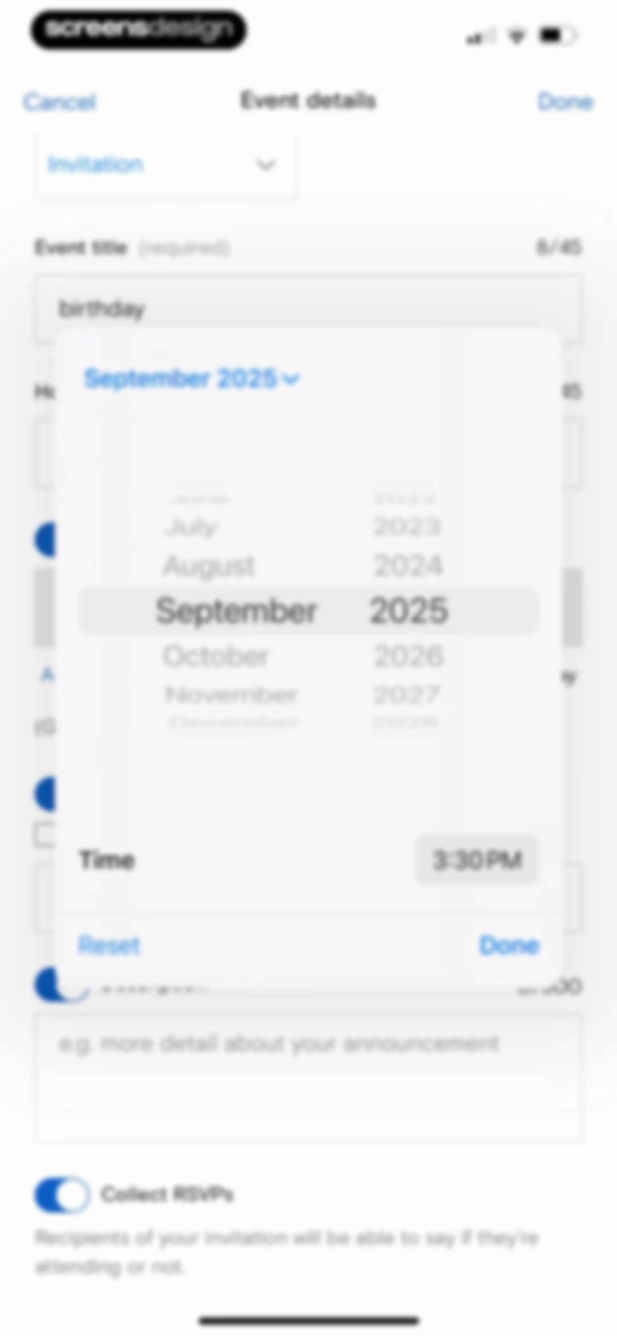 Paperless Post: Invitations screen 56