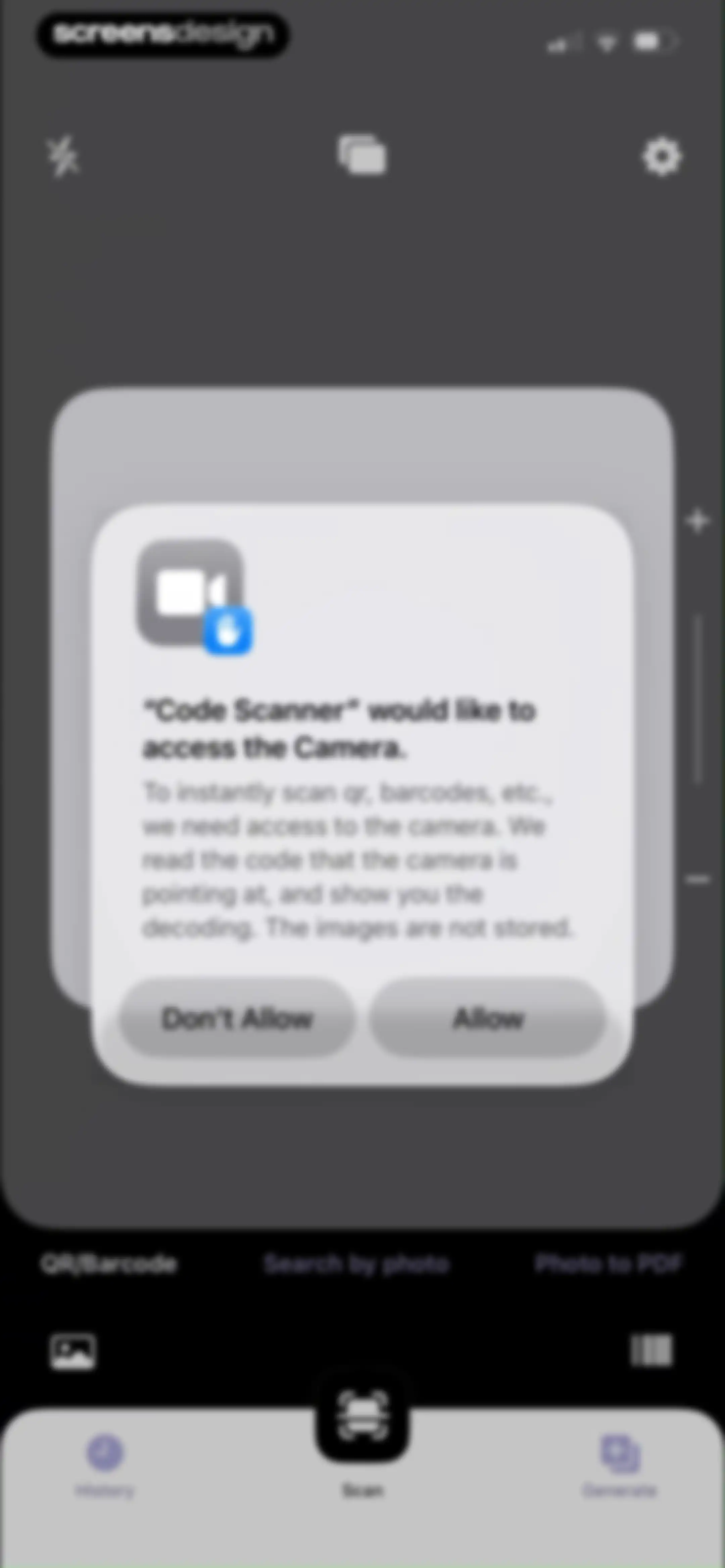 QR Code Reader, Barcode Scan screen 6