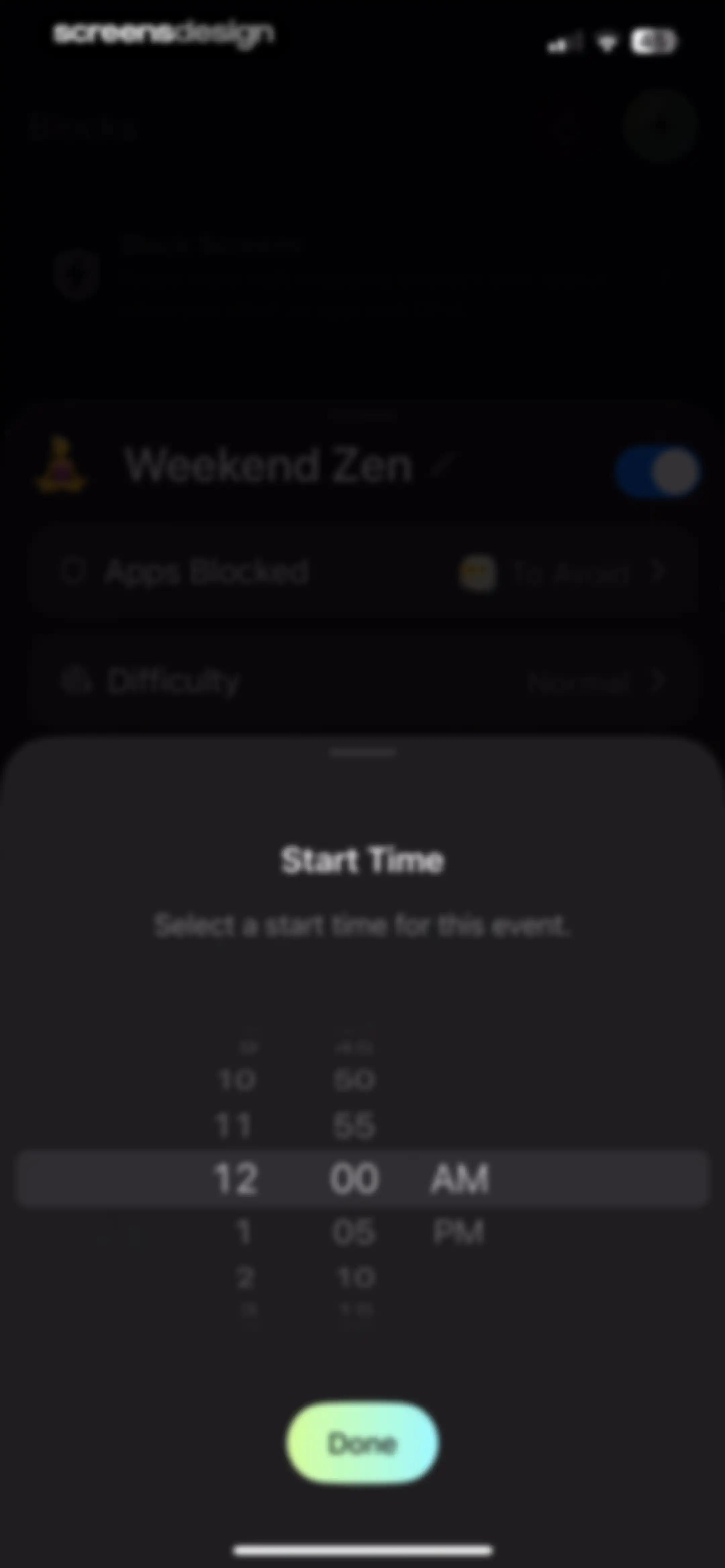Opal: Screen Time Control screen 101