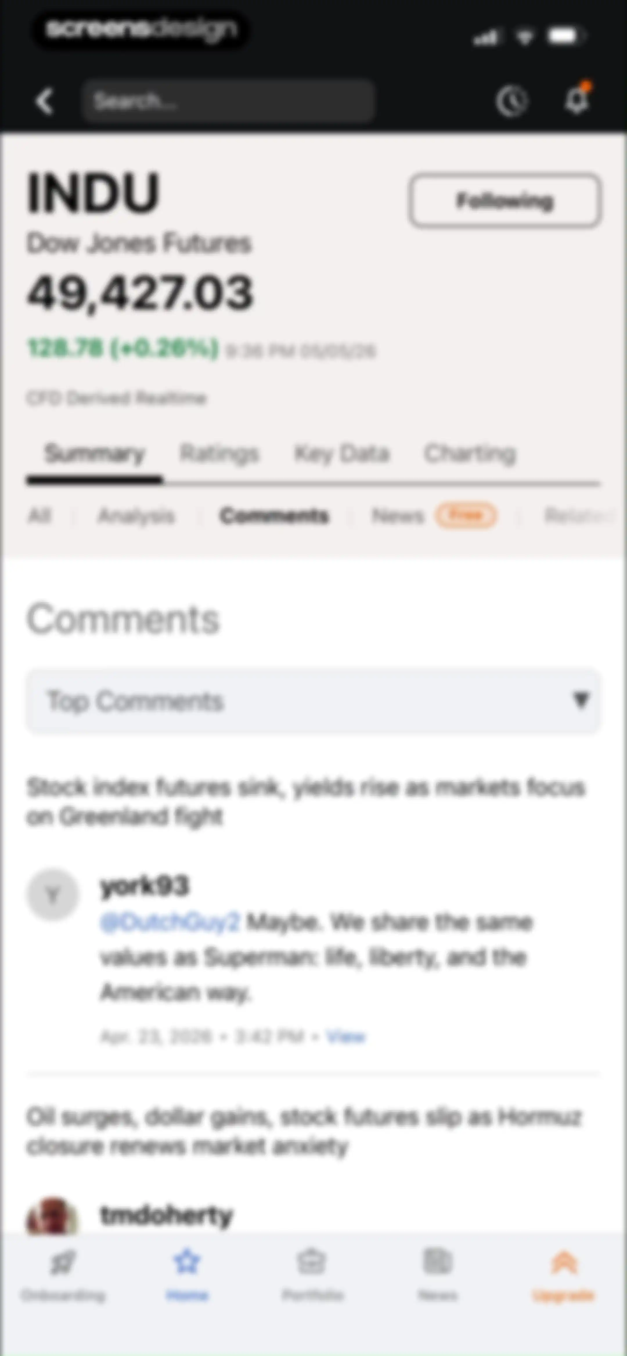 Seeking Alpha: News & Analysis screen 44