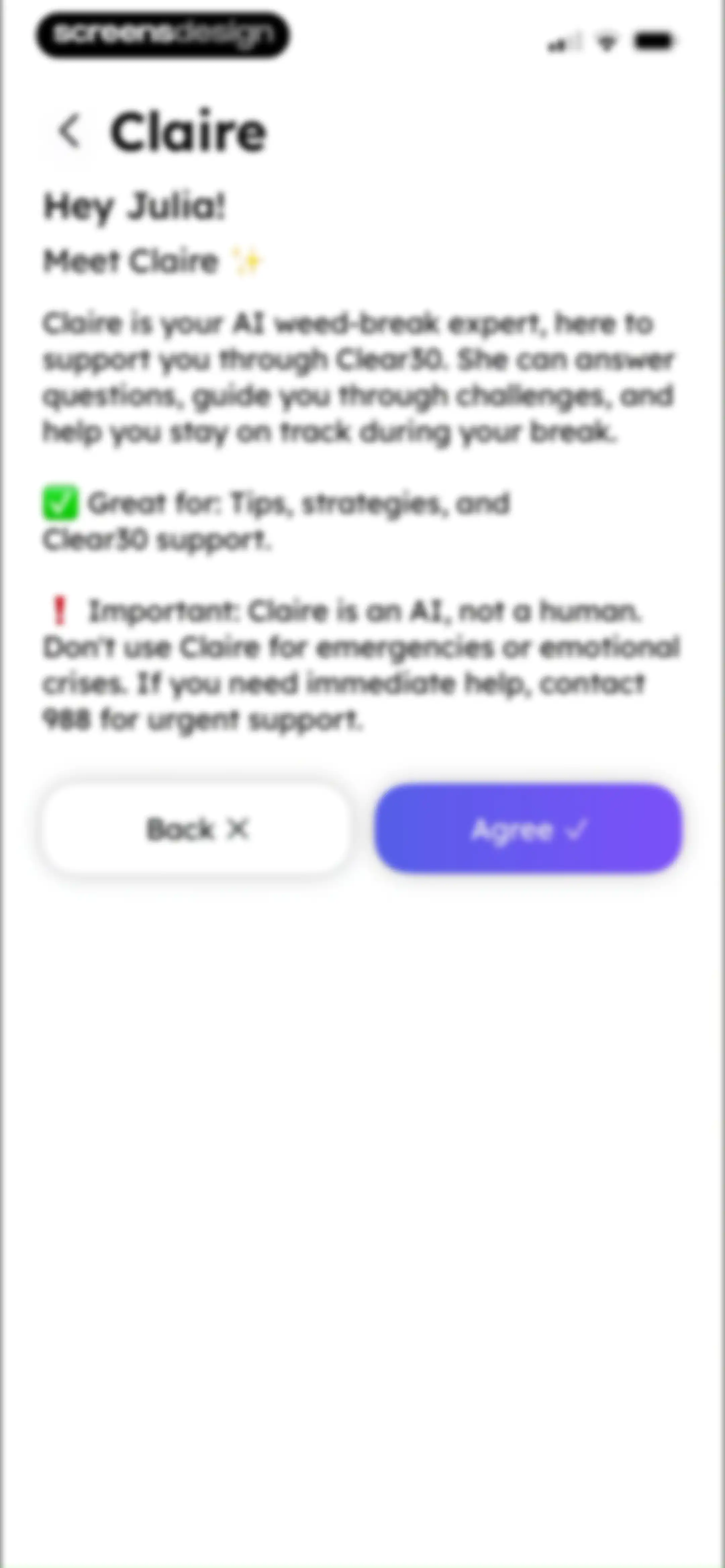 Clear30: Reset From Weed screen 81
