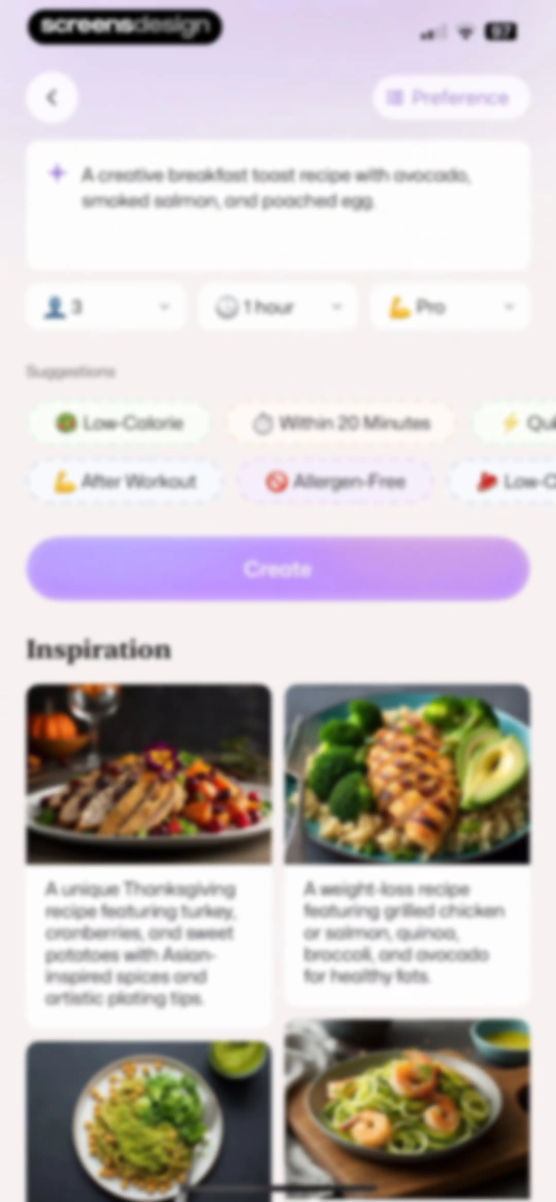 Well AI: Improve Well-being screen 85