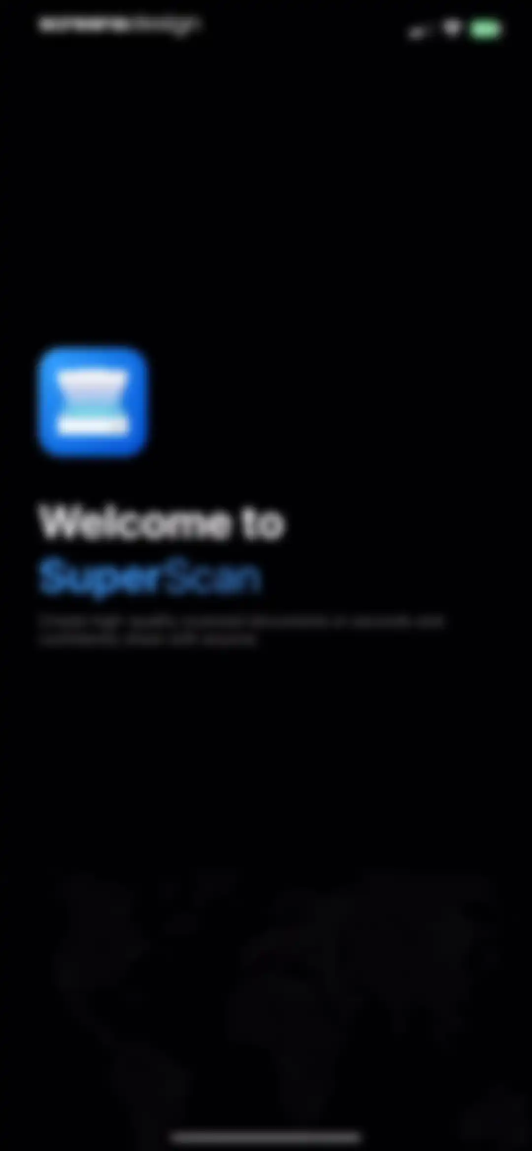 SuperScan - PDF Scanner App screen 1