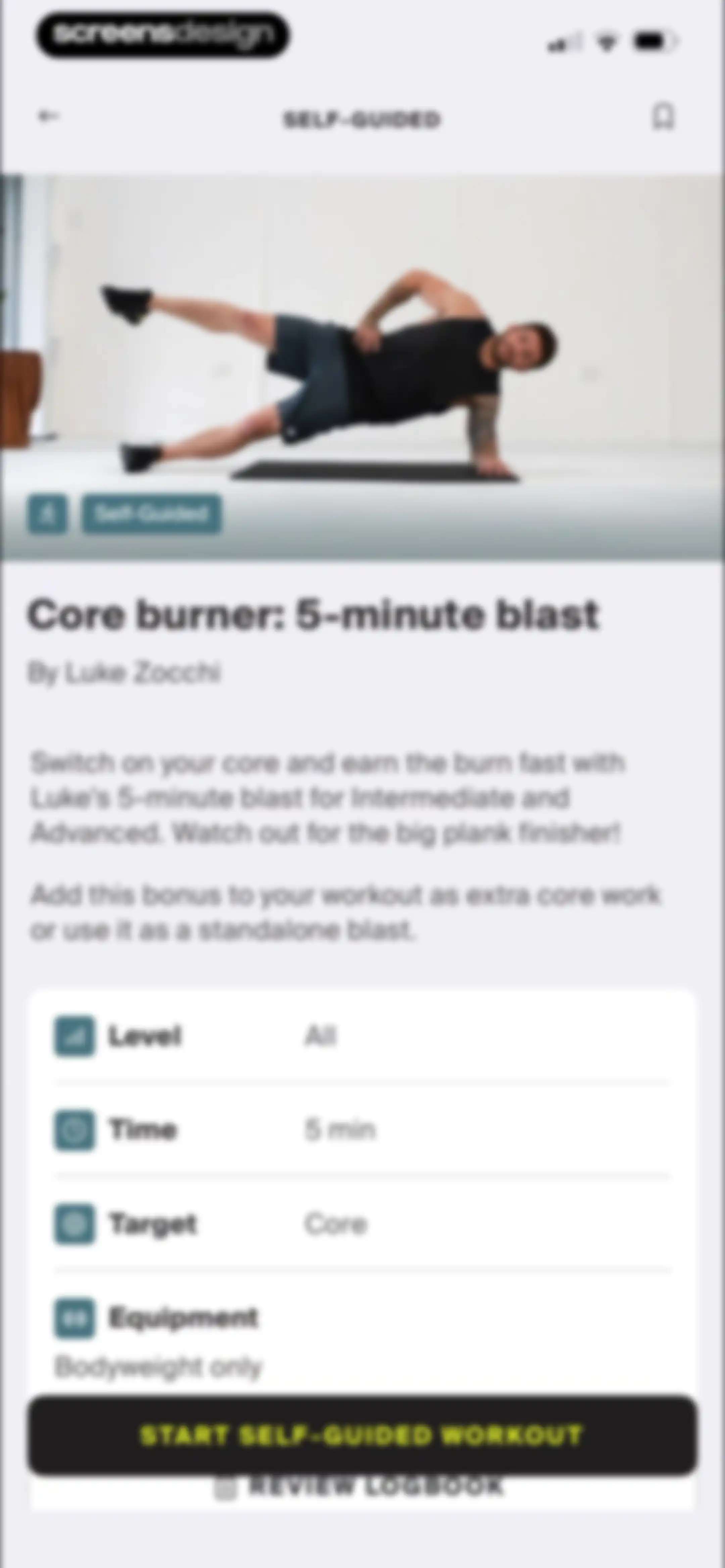 Centr: Strength & Fitness App screen 61