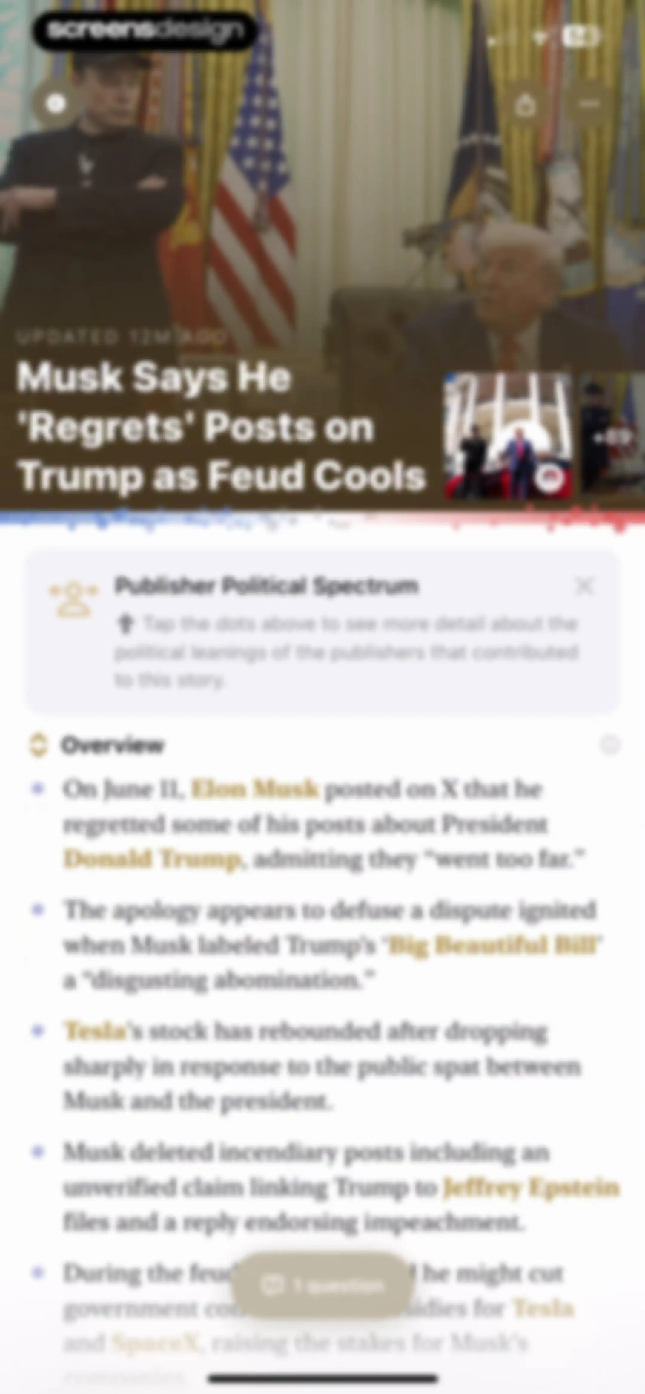 Particle: Personalized News screen 25
