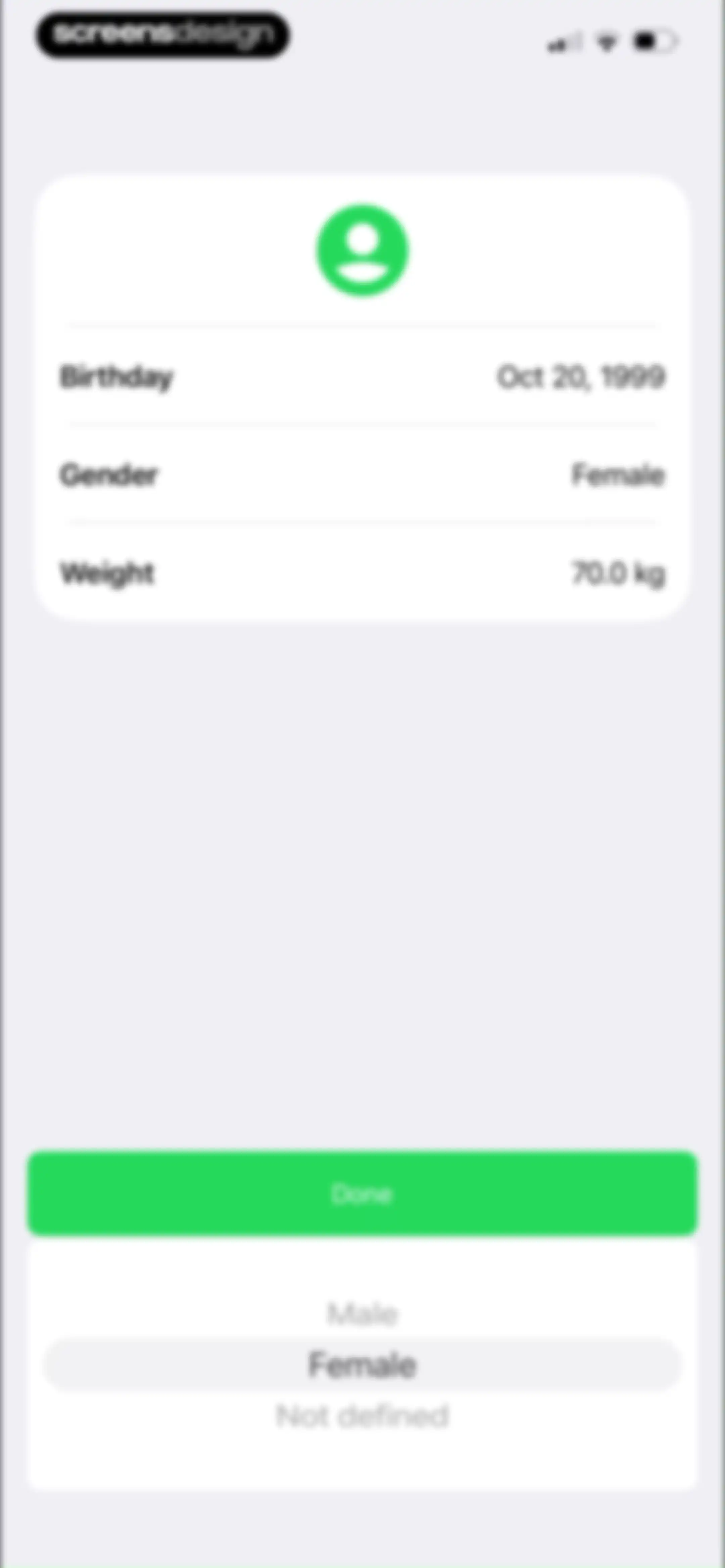 Running Walking Tracker Goals screen 4