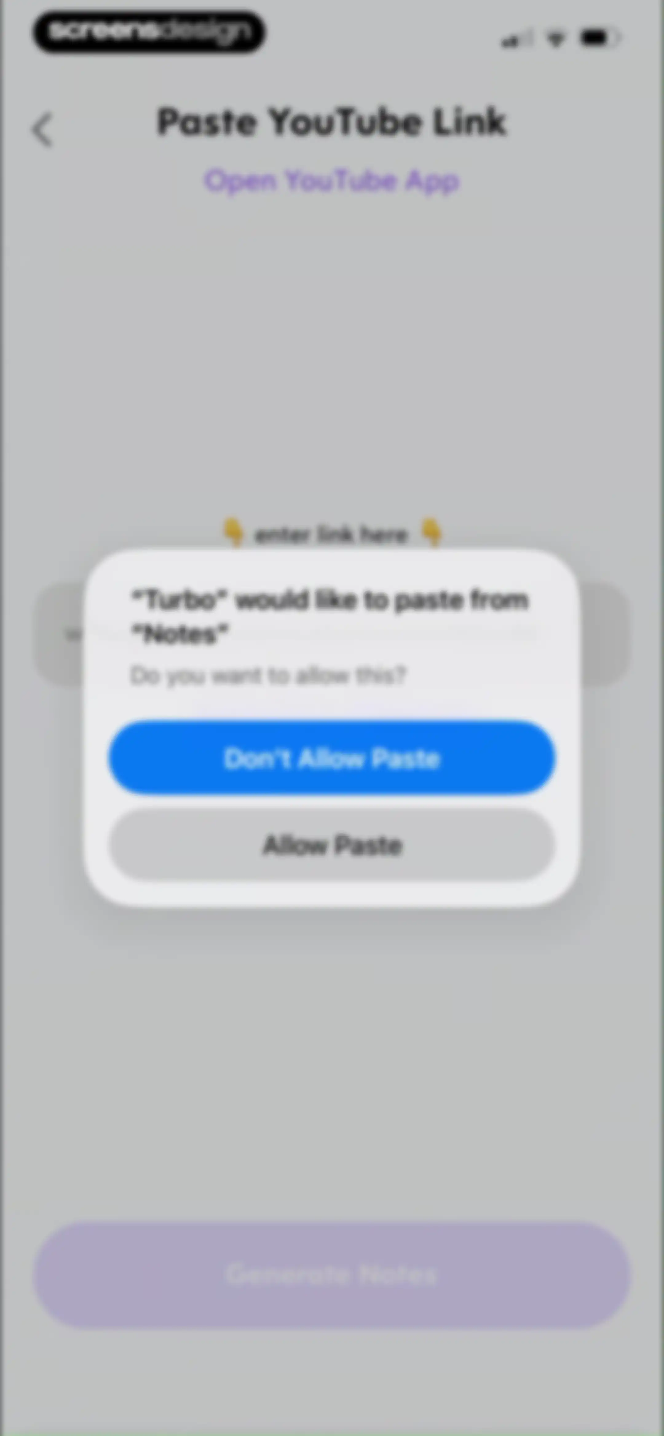Turbo AI - Notetaker screen 61