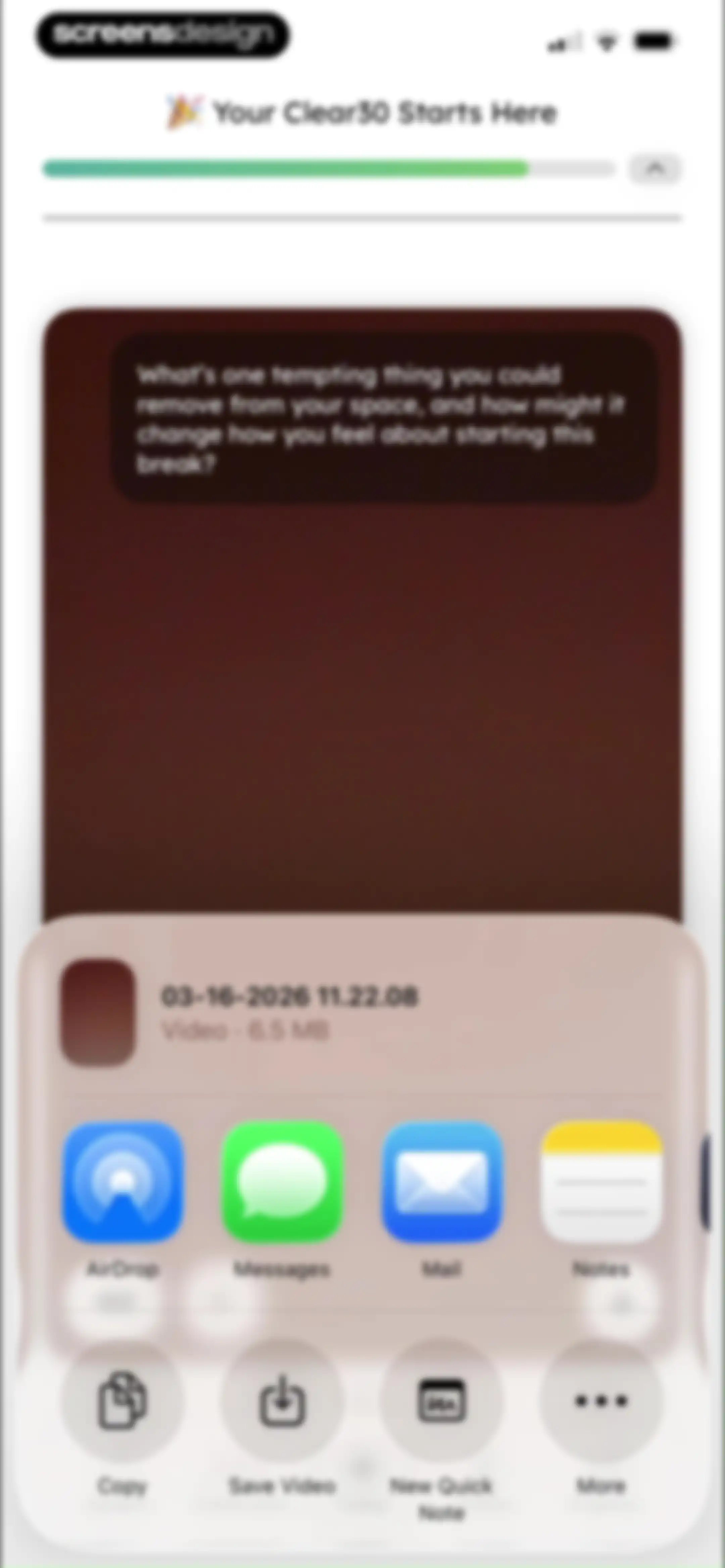 Clear30: Reset From Weed screen 129