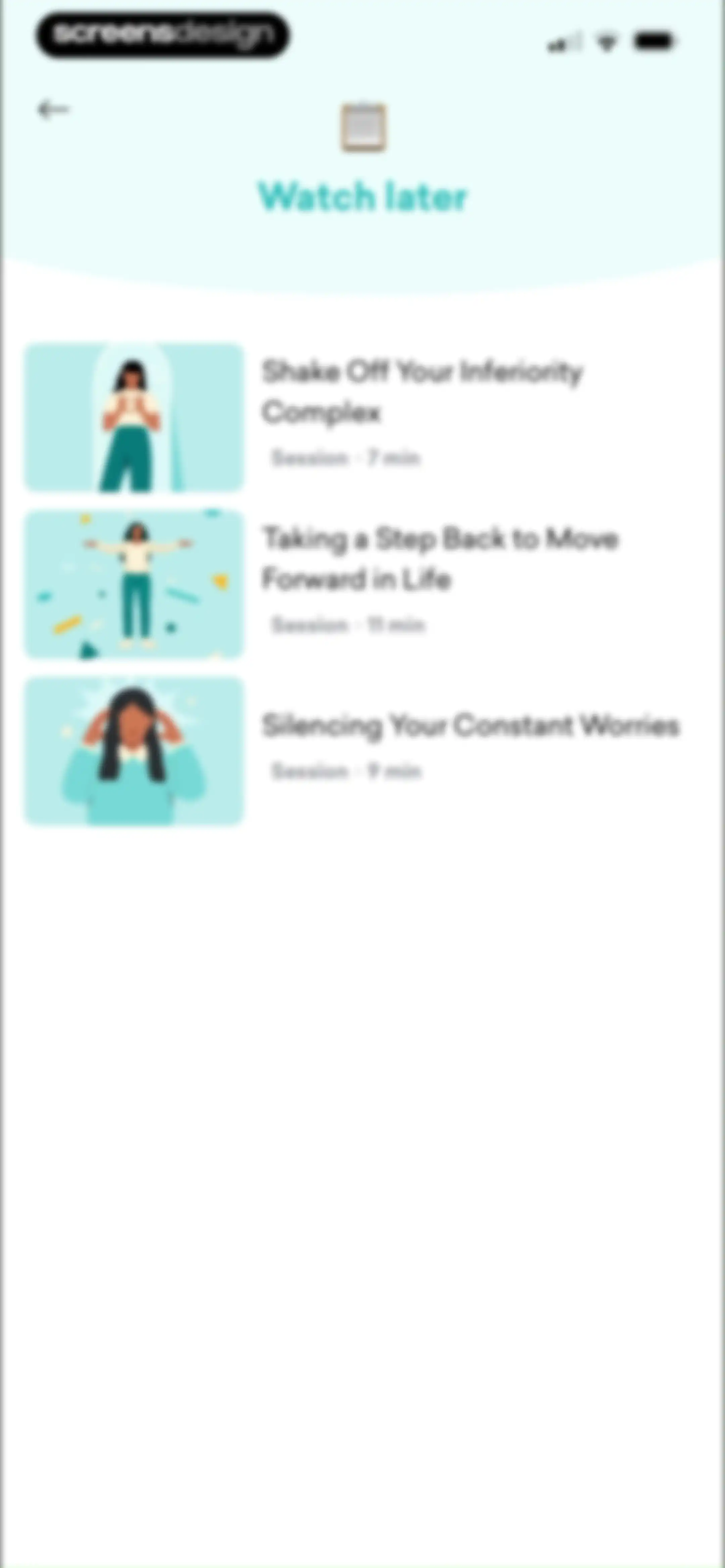 MindDay: Mental Health, Stress screen 103
