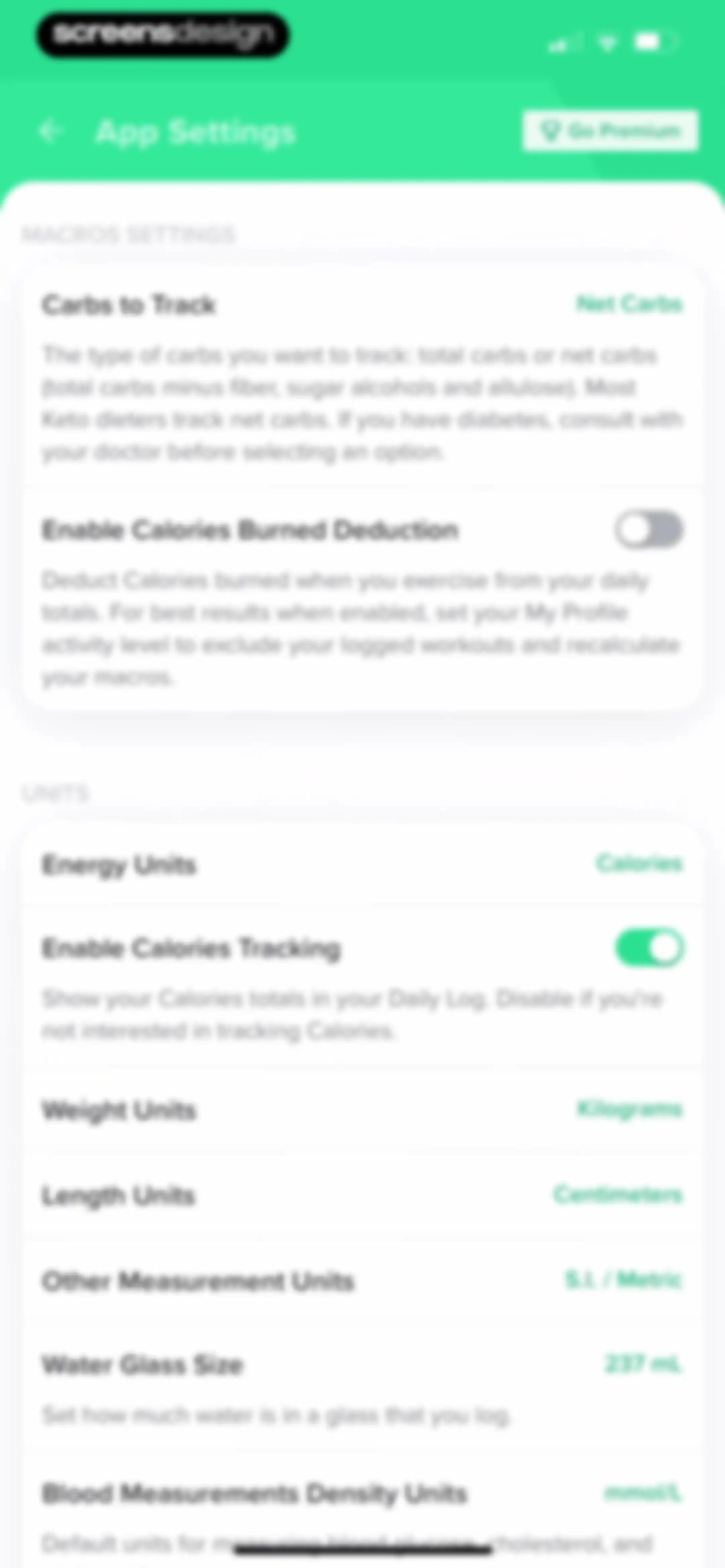 Carb Manager: Keto & Macro Log screen 293