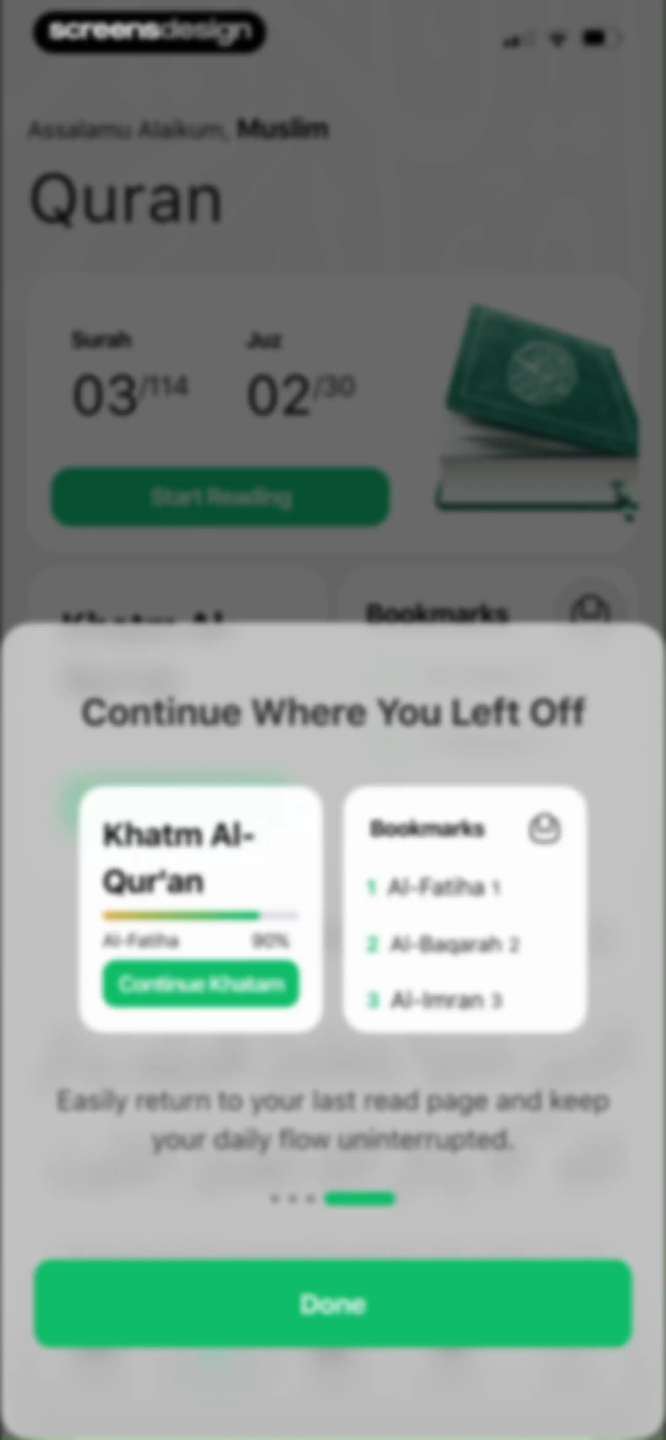 Muslim: Prayer Times, Qibla screen 63