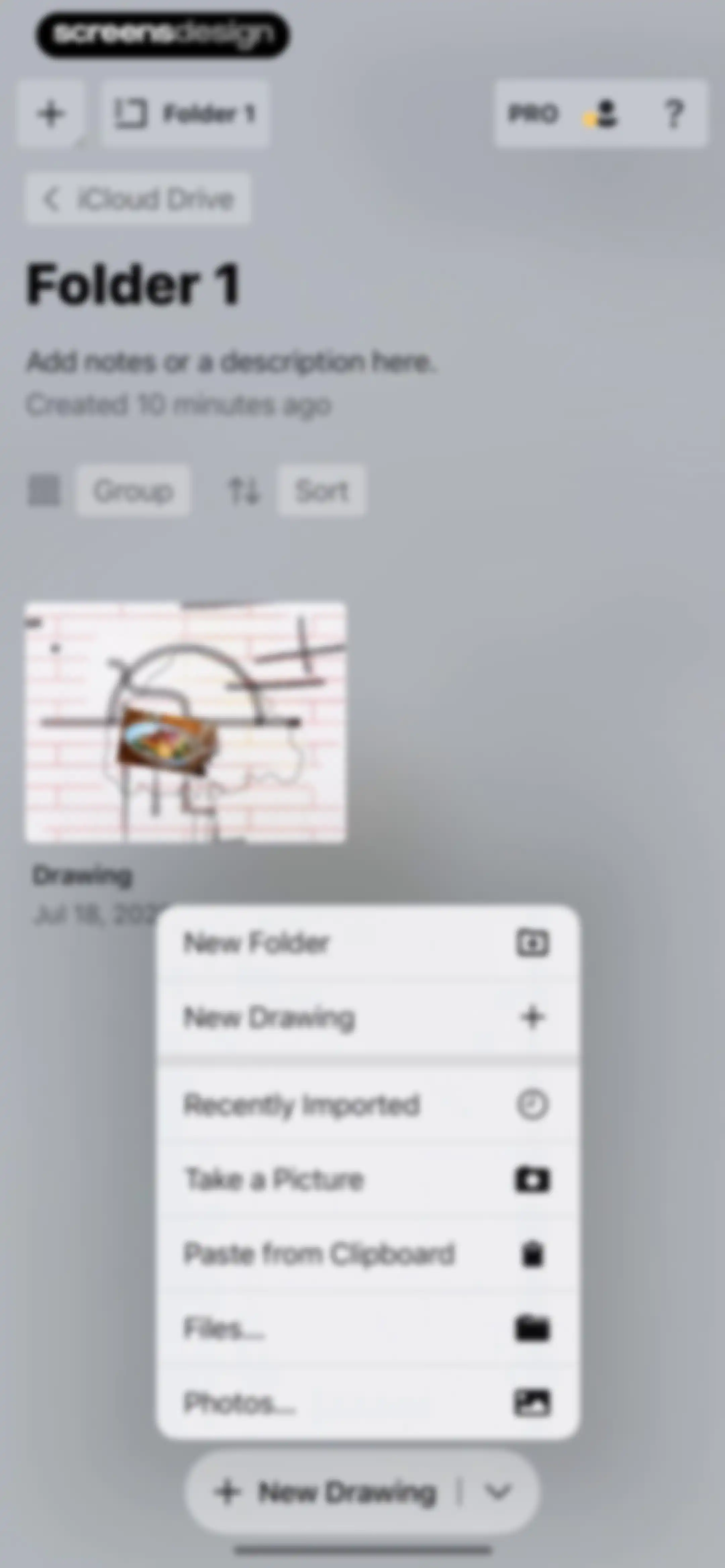 Concepts screen 87