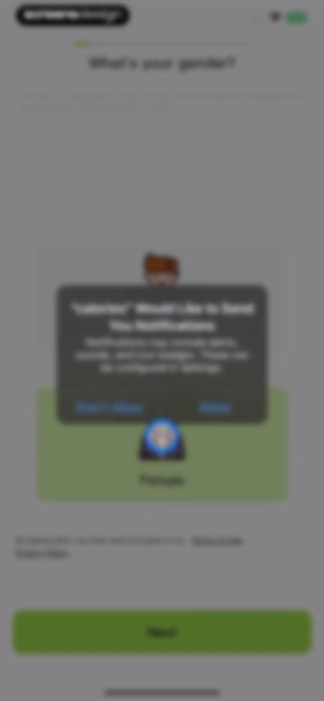 Cal Scanner AI Calorie Tracker screen 2