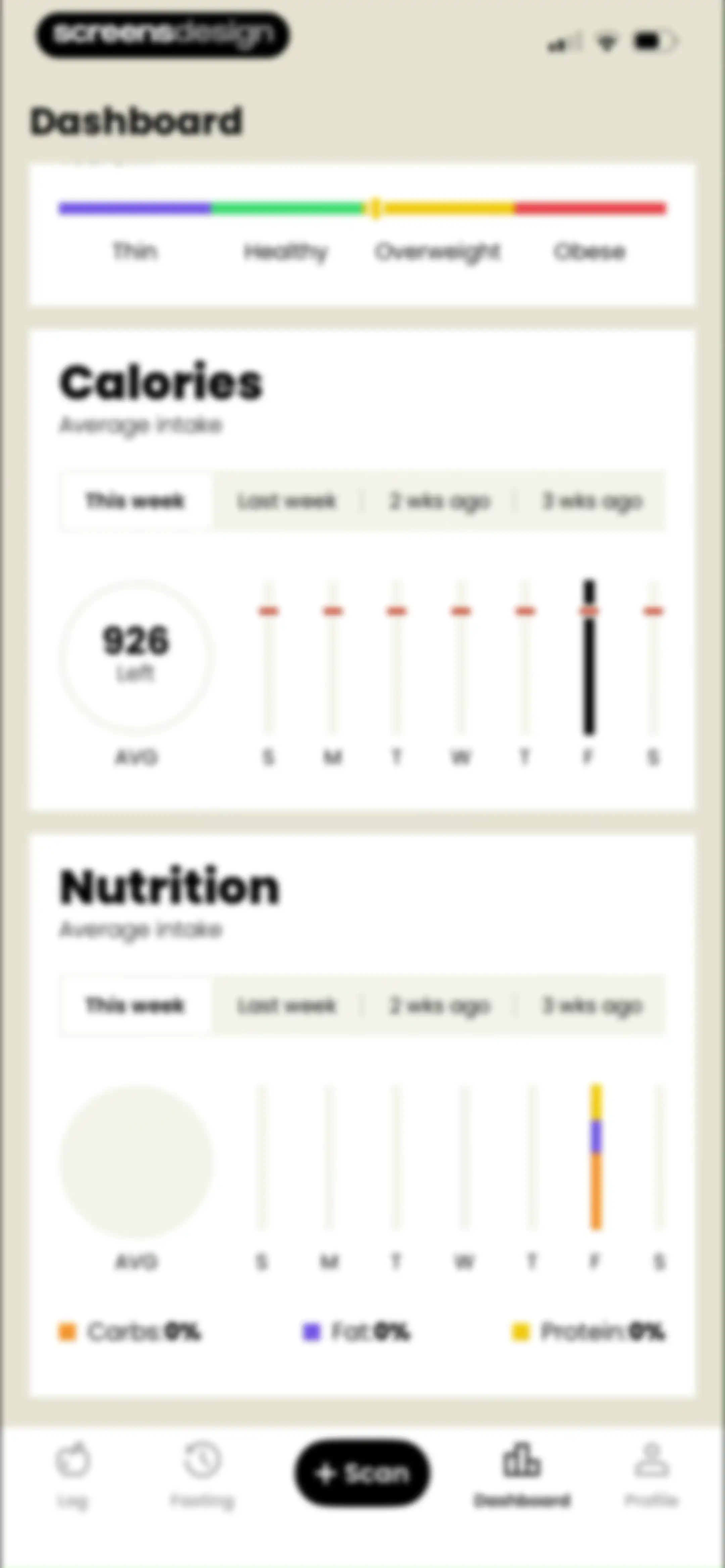 CalDiet - Food Analysis Pal screen 129