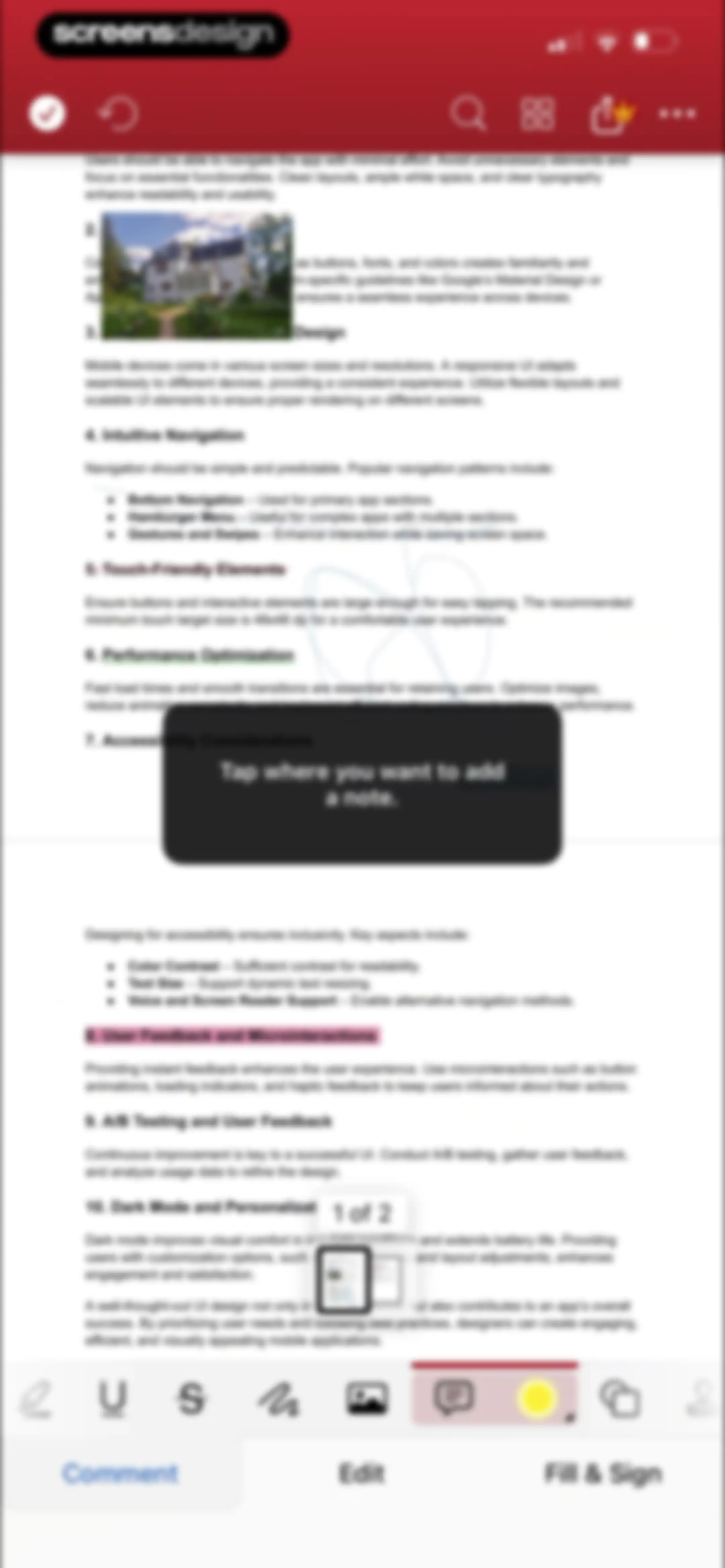 MobiPDF・PDF Text Editor・Reader screen 43